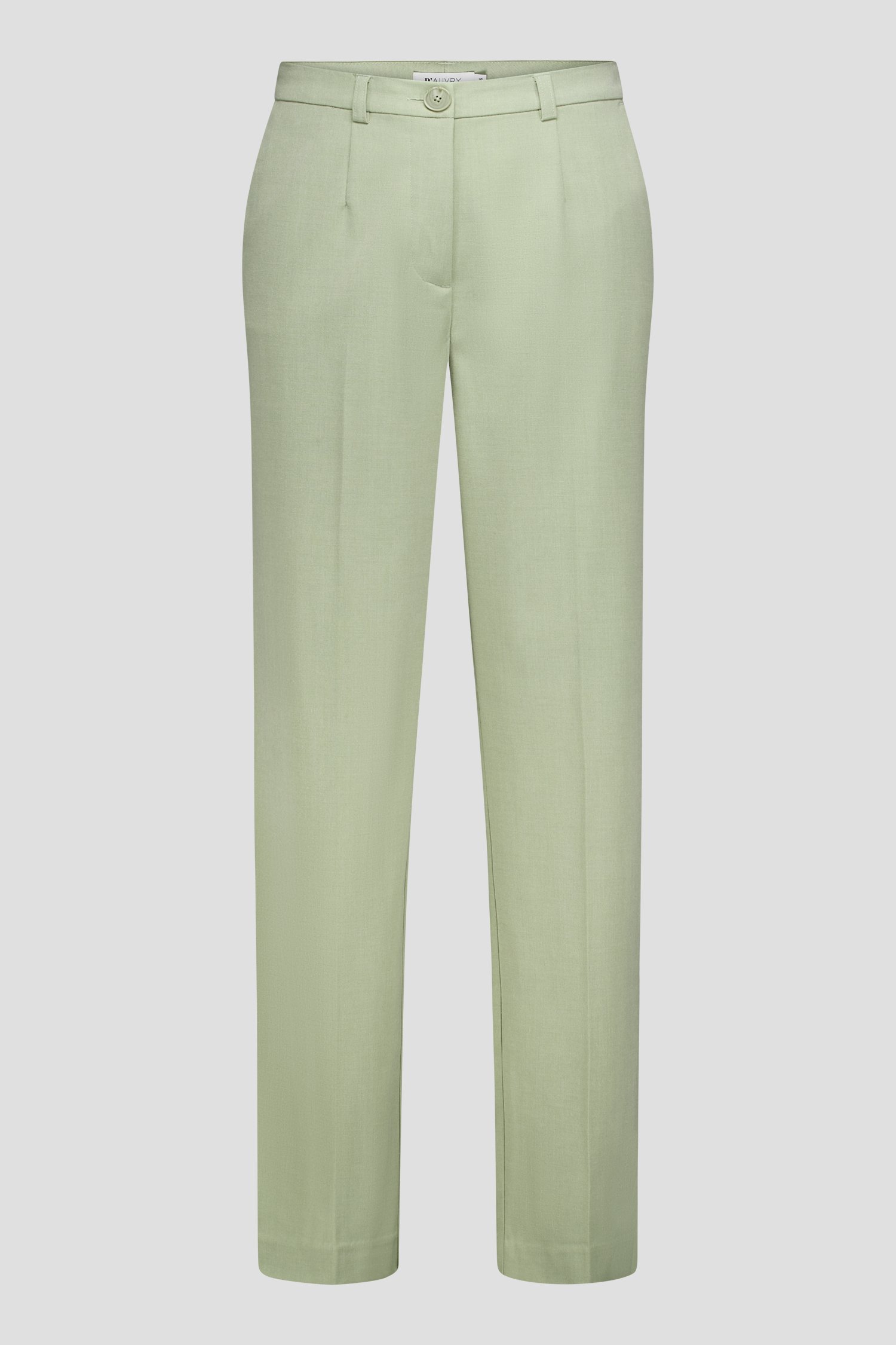 Photo produit 1 de Pantalon vert clair avec pli de D'Auvry Studio pour Femmes