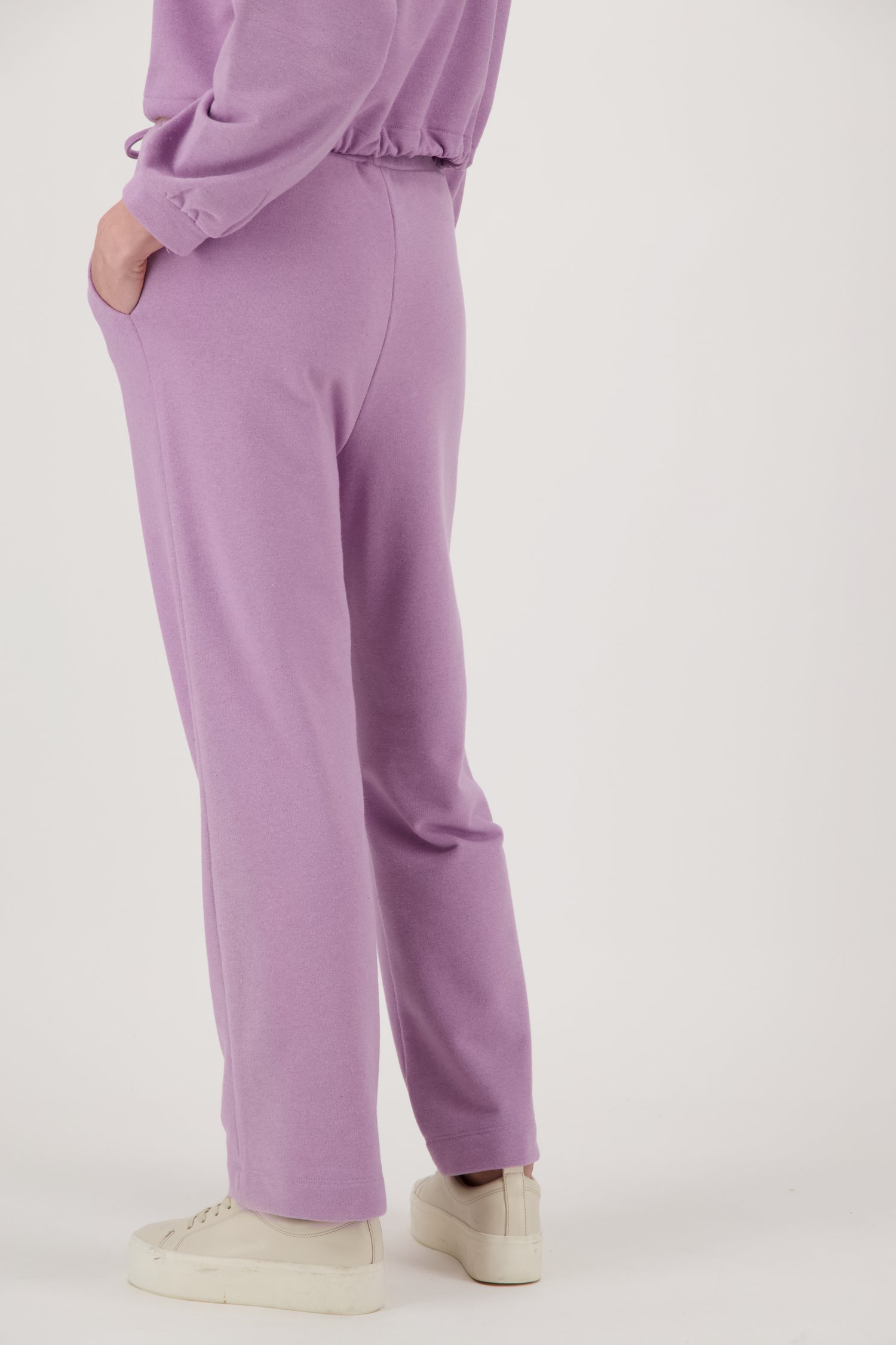 Pantalon violet en tissu de sweat-shirt de Liberty Island pour Femmes