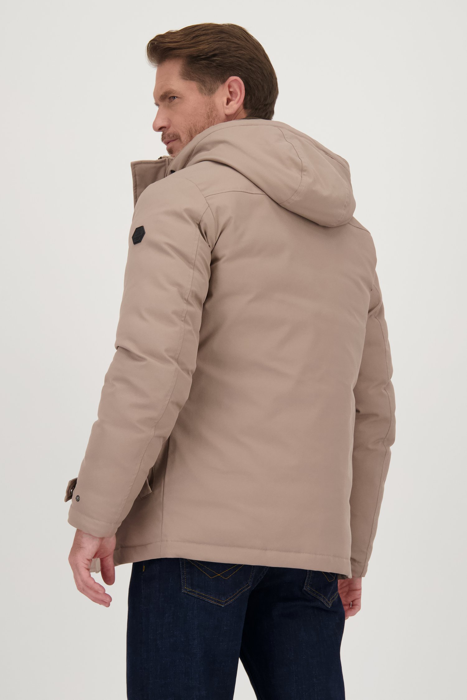 Détail de Parka beige foncé de Dansaert Blue pour Hommes