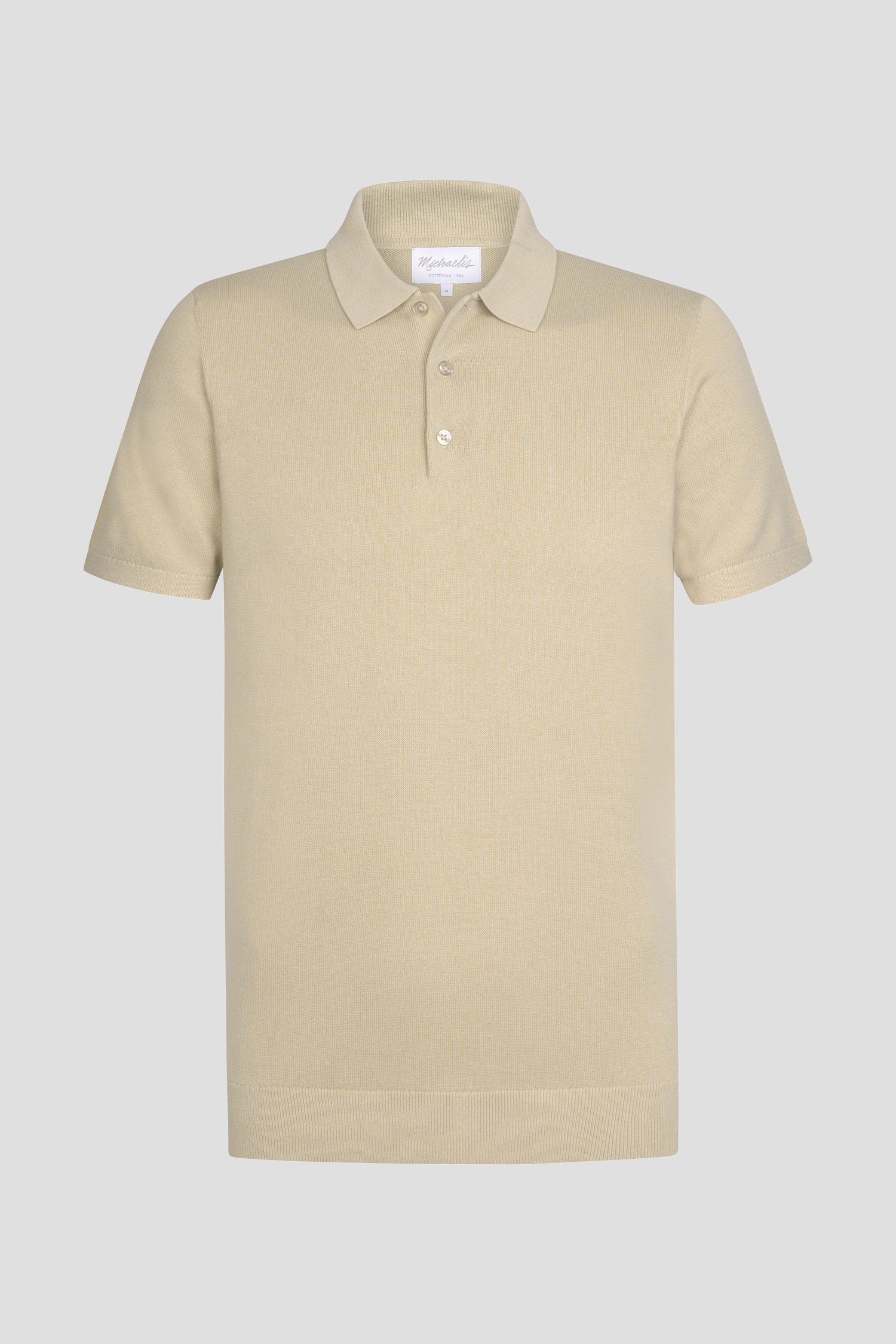 Photo produit 1 de Polo beige clair à manches courtes de Michaelis pour Hommes