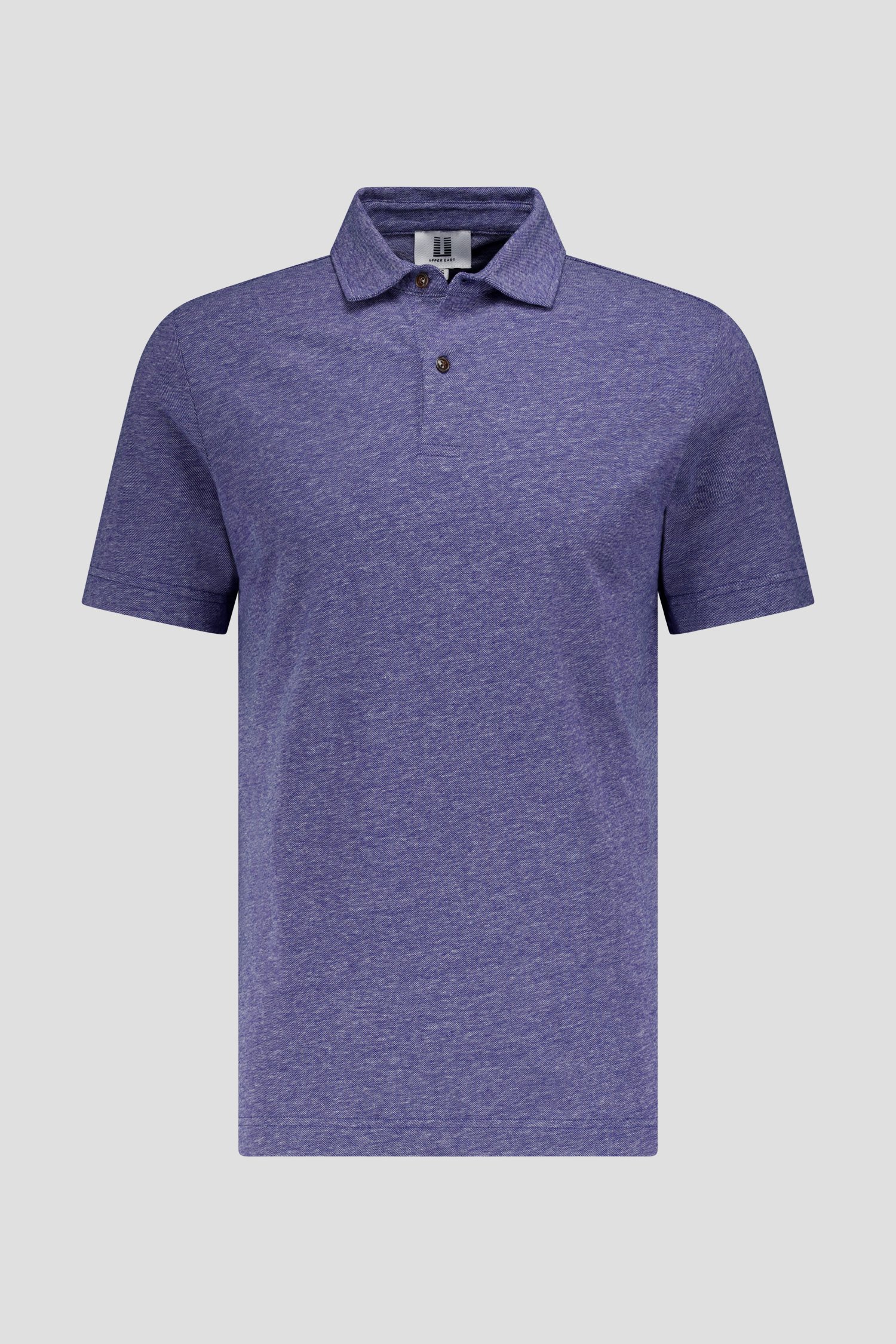Photo produit 1 de Polo bleu chiné de Upper East pour Hommes