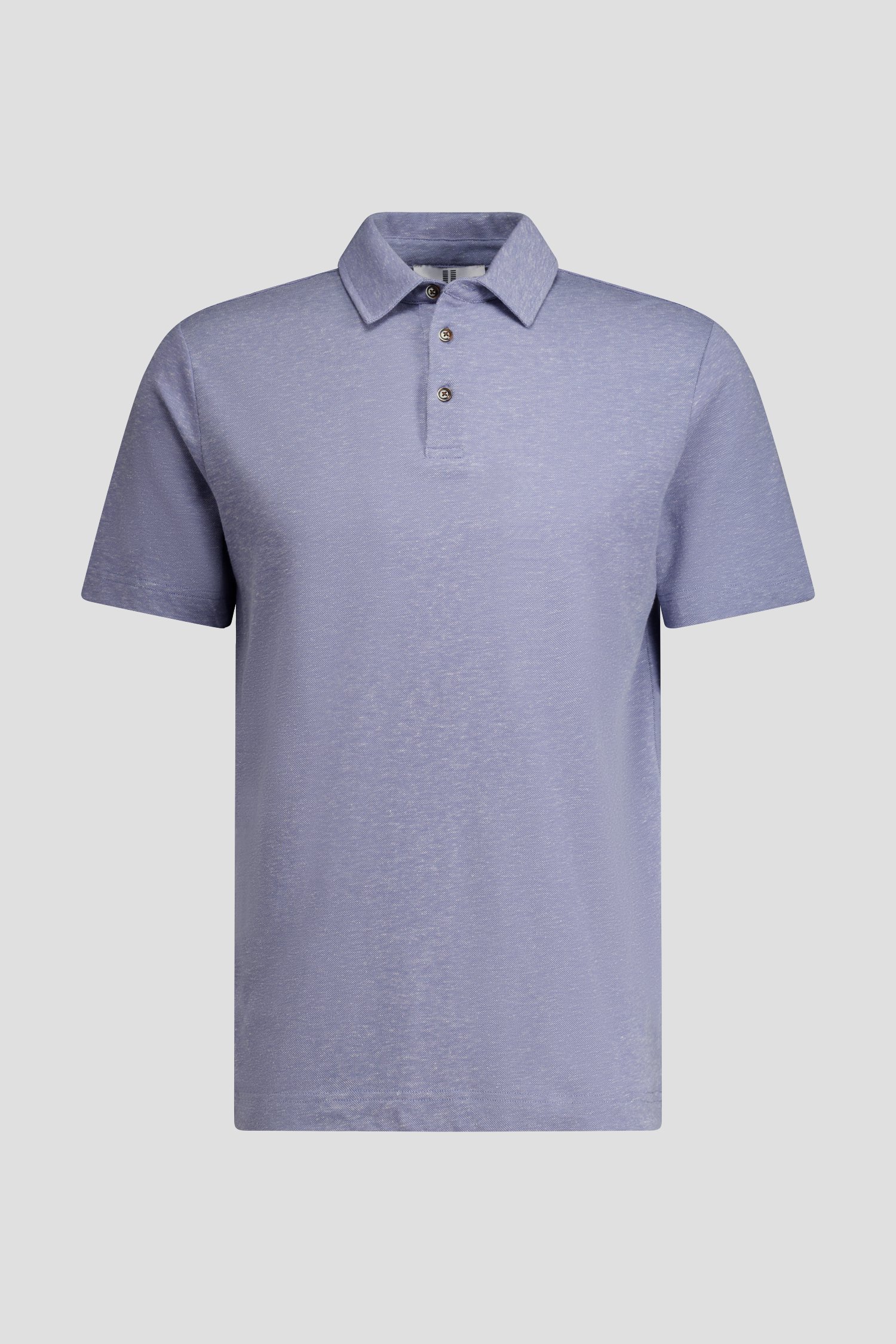 Photo produit 1 de Polo bleu chiné de Upper East pour Hommes