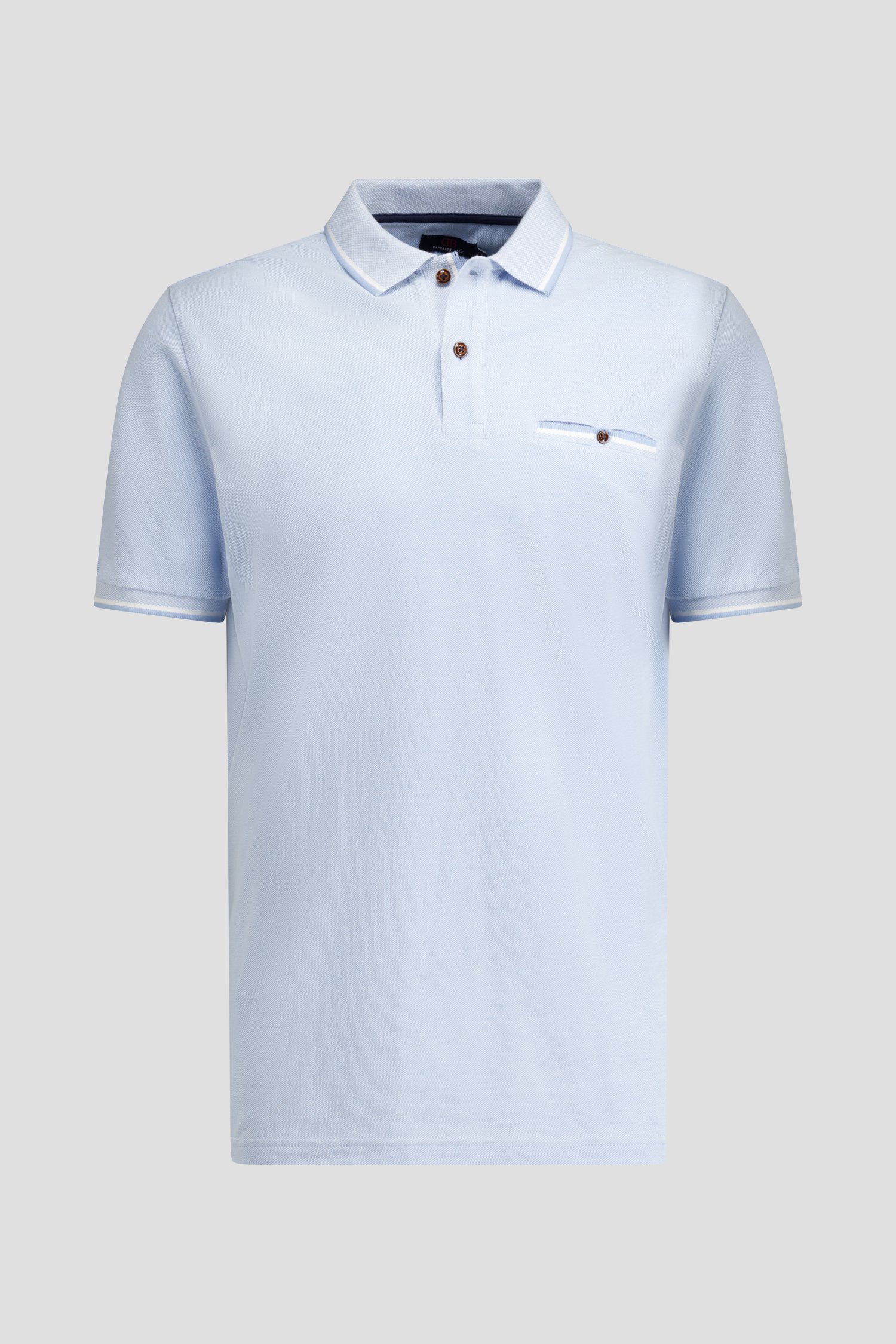 Photo produit 1 de Polo bleu clair à manches courtes de Dansaert Blue pour Hommes