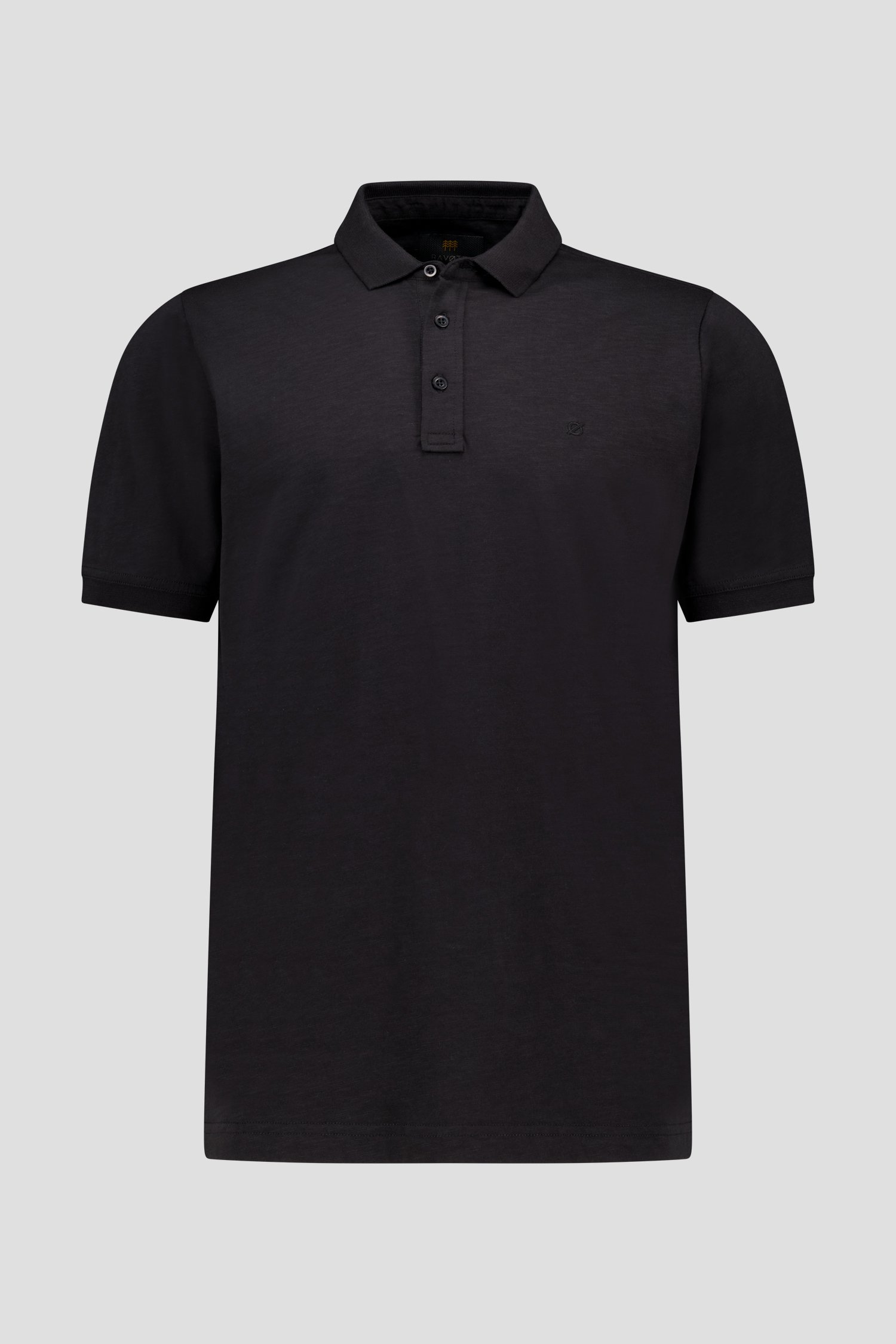 Polo gris foncé de Ravøtt pour Hommes