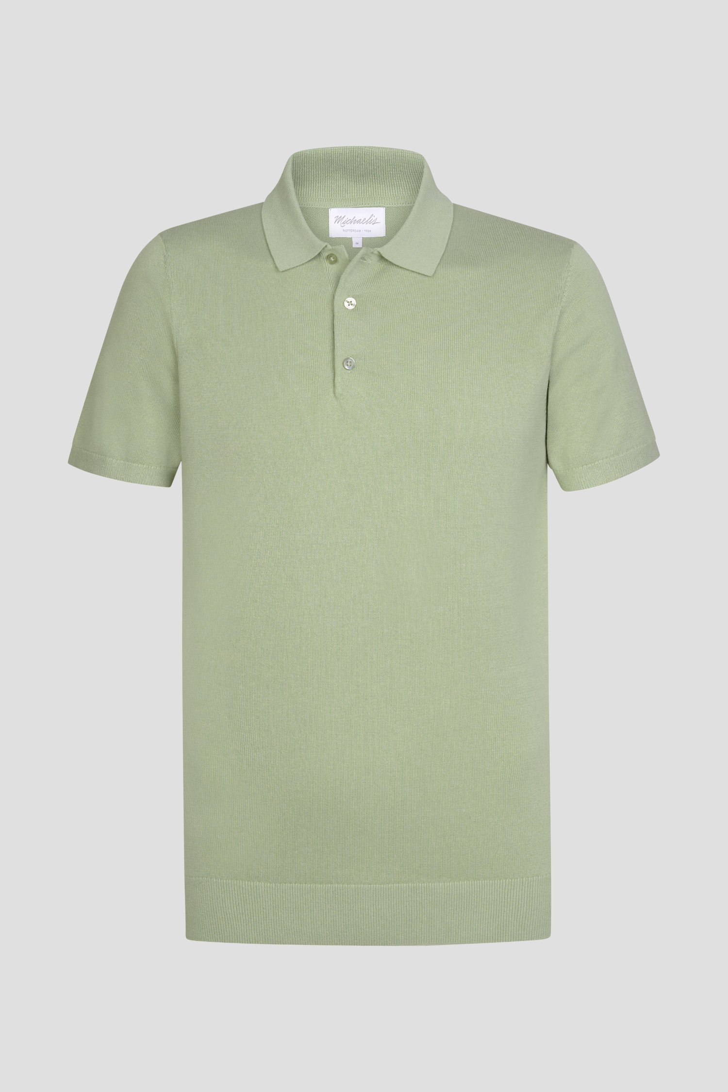 Photo produit 1 de Polo vert clair à manches courtes de Michaelis pour Hommes