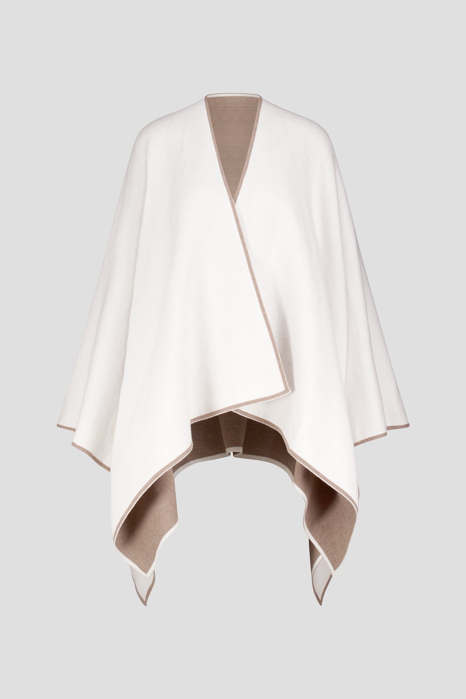 Photo produit 3 de Poncho gris - réversible de D'Auvry pour Femmes