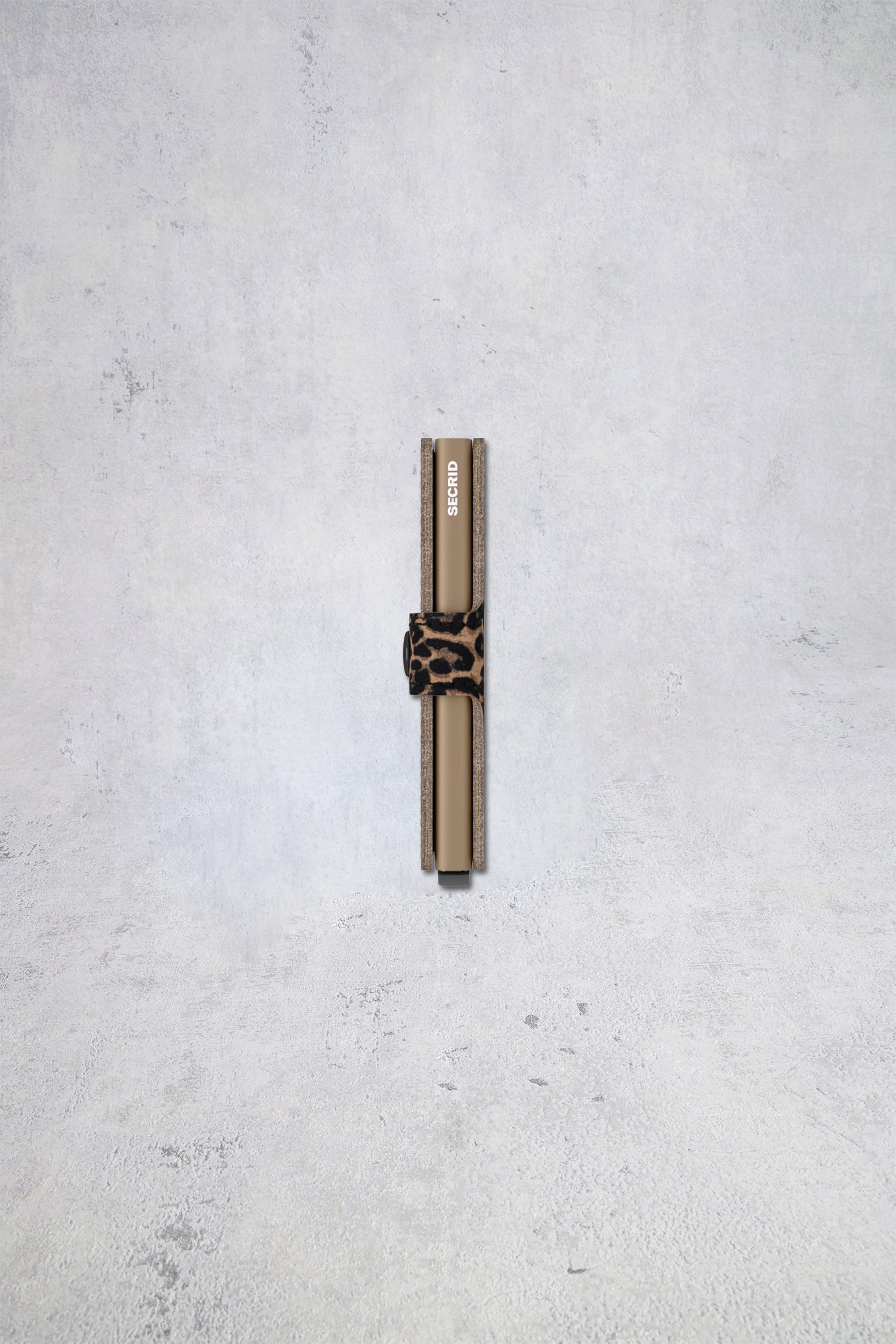 Le dos de Porte-cartes à imprimé léopard - Miniwallet Leo de Secri pour Femmes