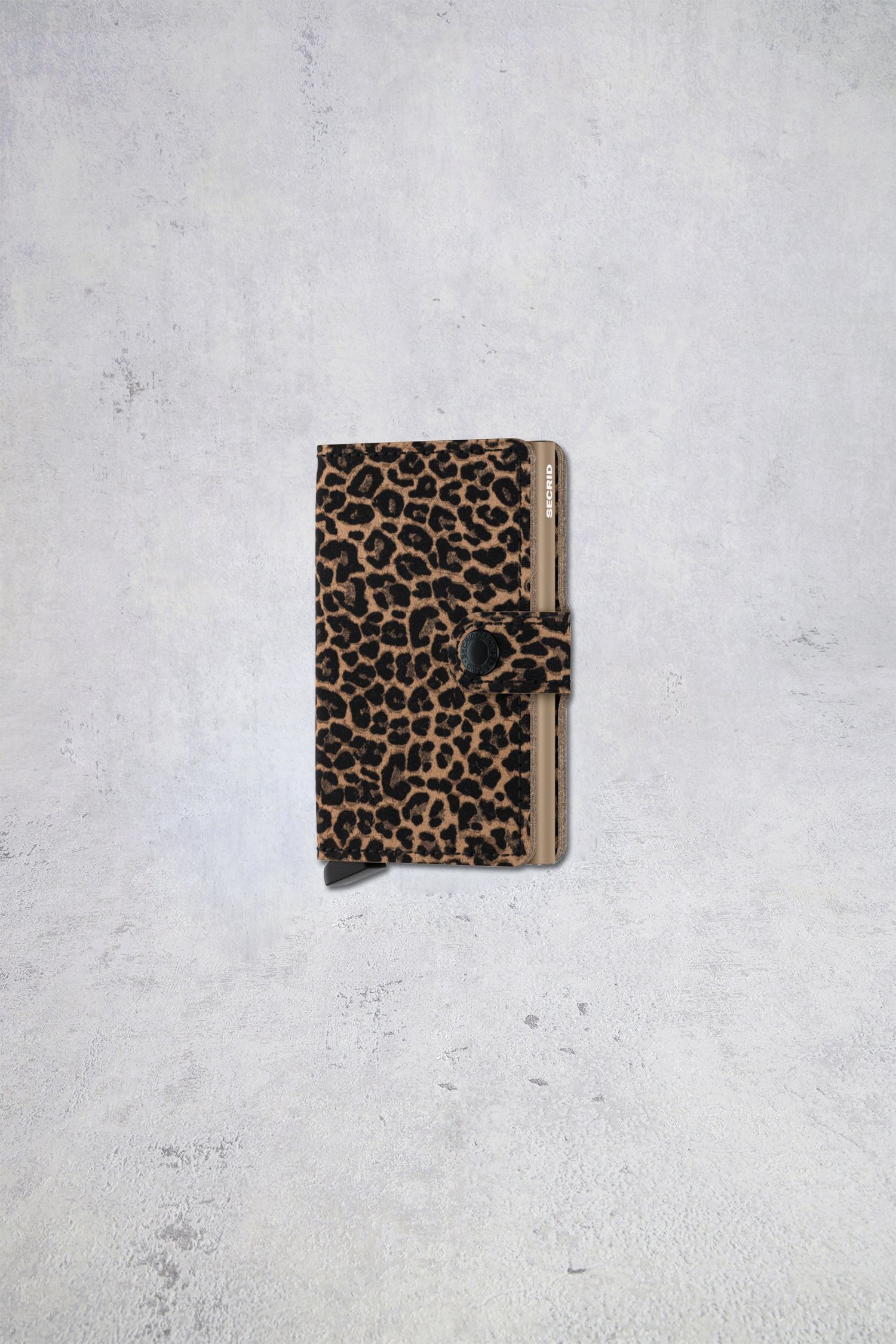 Le devant de Porte-cartes à imprimé léopard - Miniwallet Leo de Secri pour Femmes