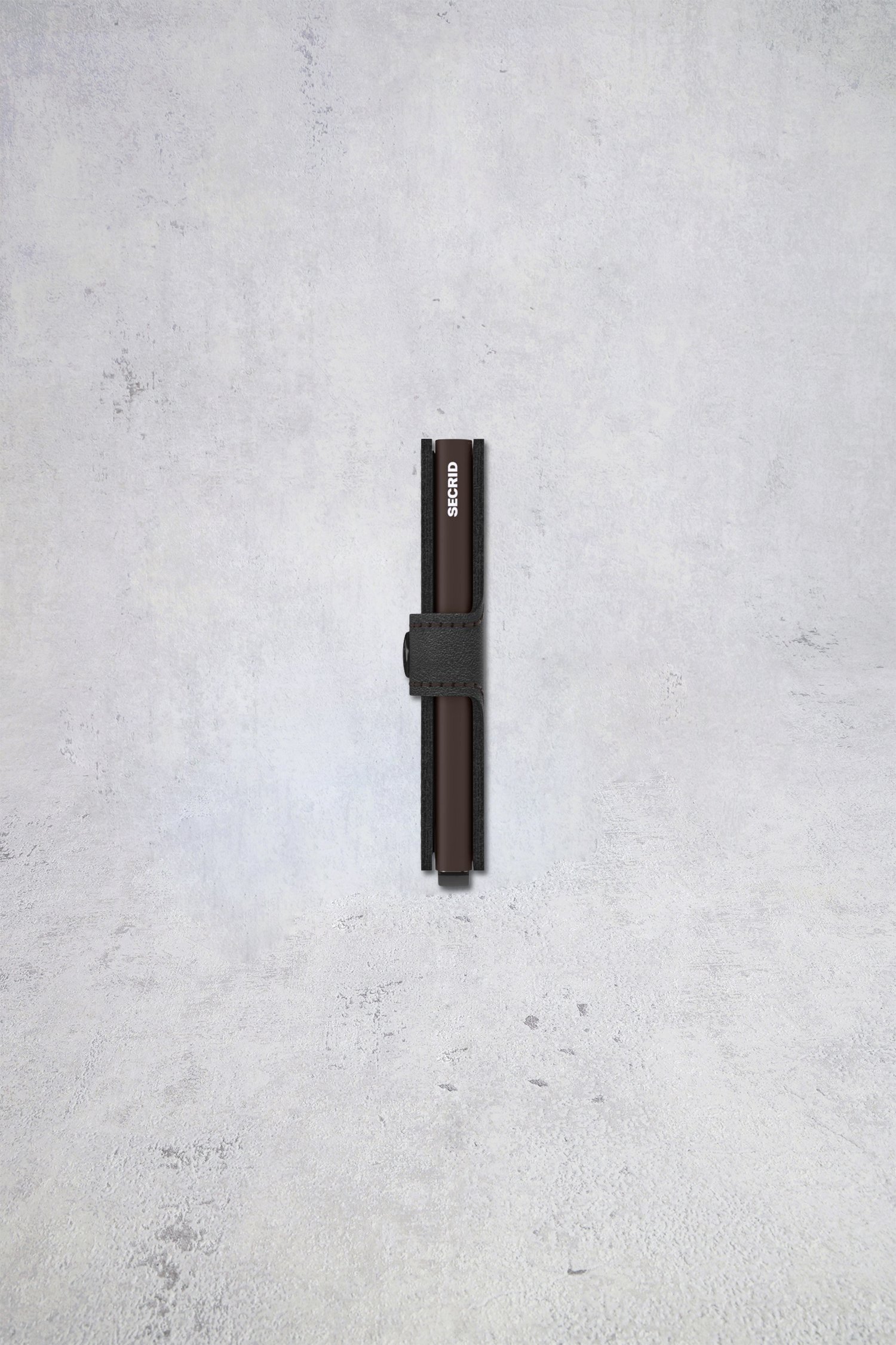 Le dos de Porte-cartes en cuir noir  - Miniwallet original de Secri pour Hommes