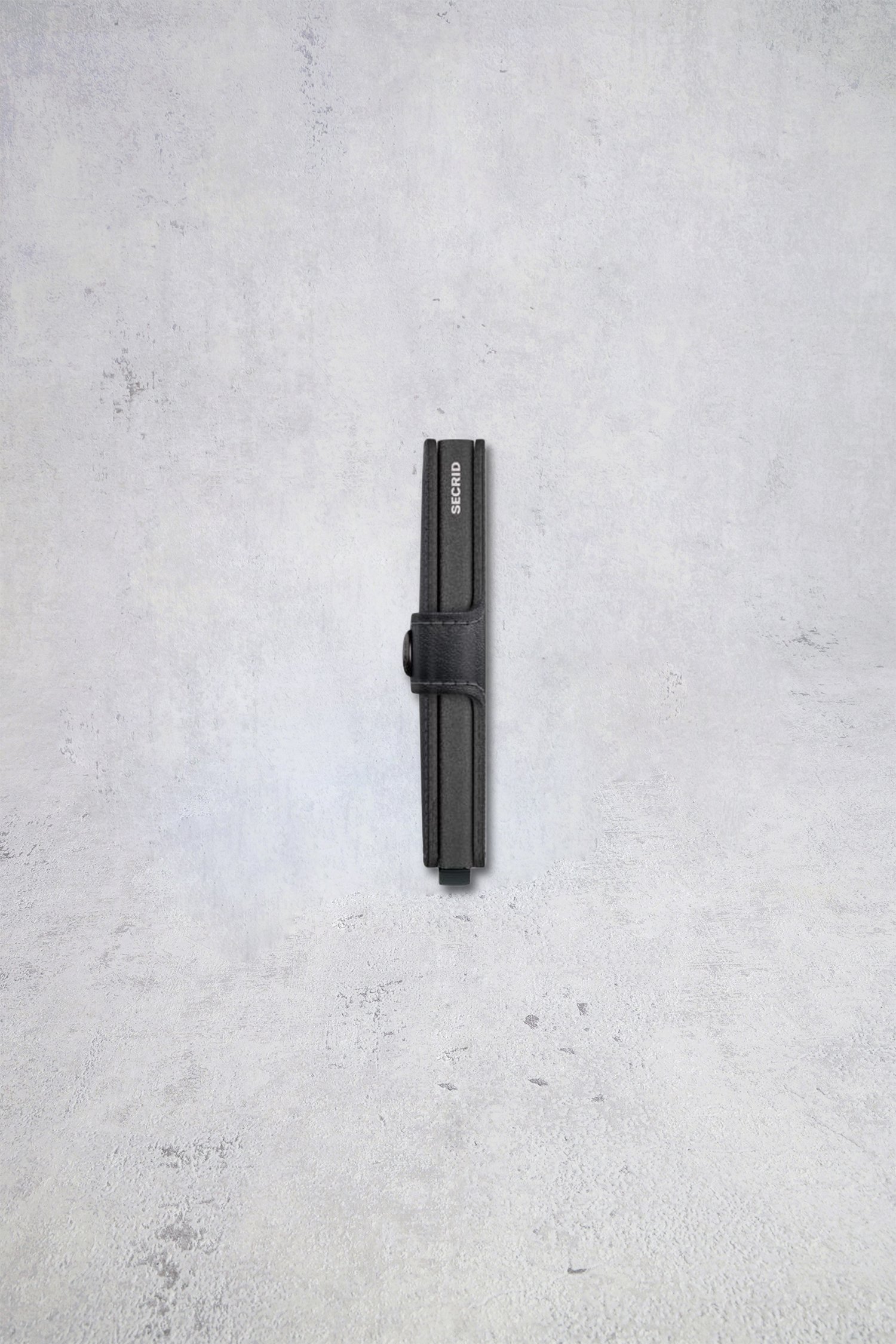 Le dos de Porte-cartes en cuir noir - Miniwallet original de Secri pour Hommes