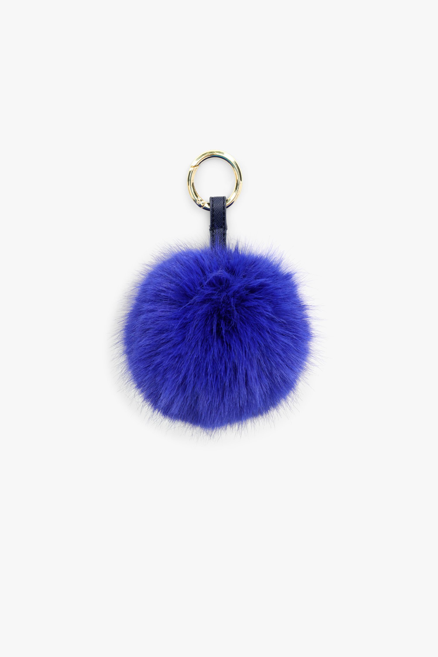 Porte-clés en fausse fourrure bleue de Liberty Island pour Femmes