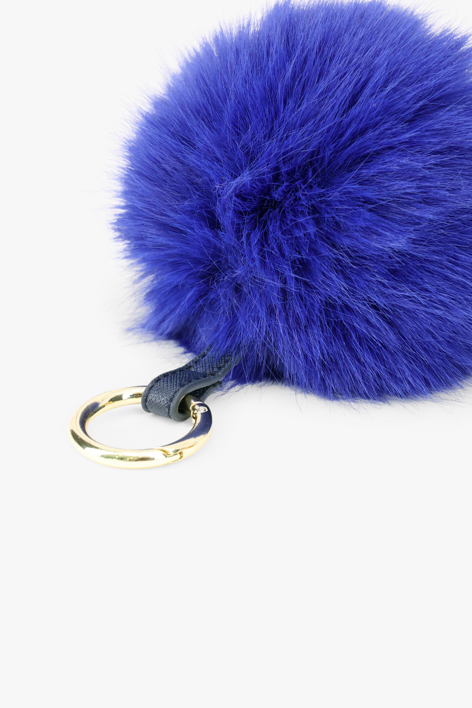Porte-clés en fausse fourrure bleue de Liberty Island pour Femmes