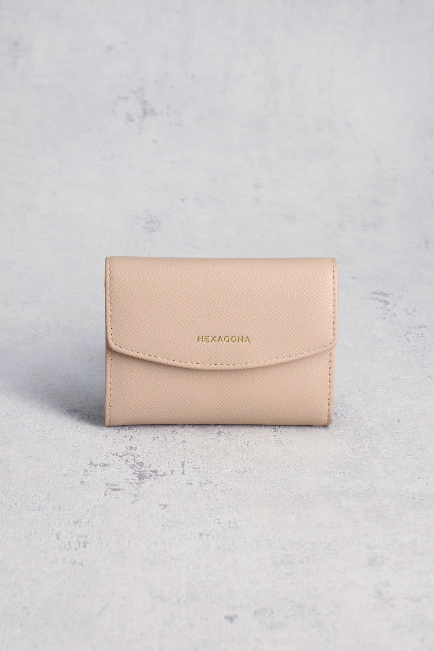 Portefeuille beige de Hexagona pour Femmes