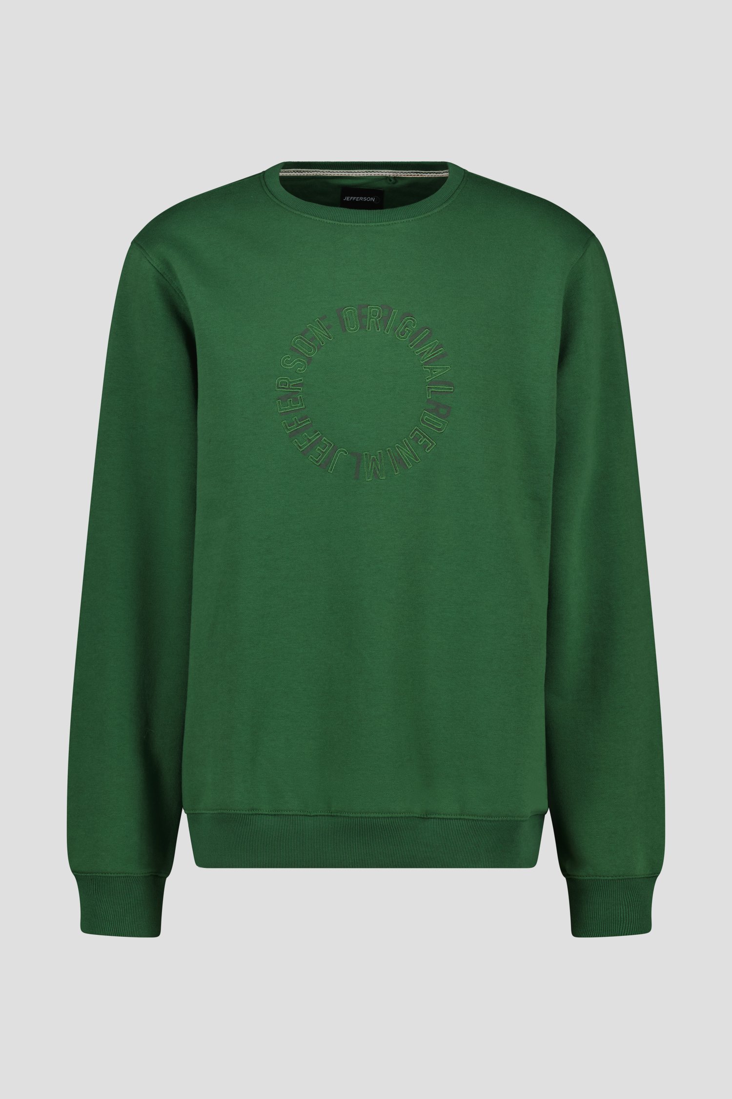 Pull à col rond vert de Jefferson pour Hommes