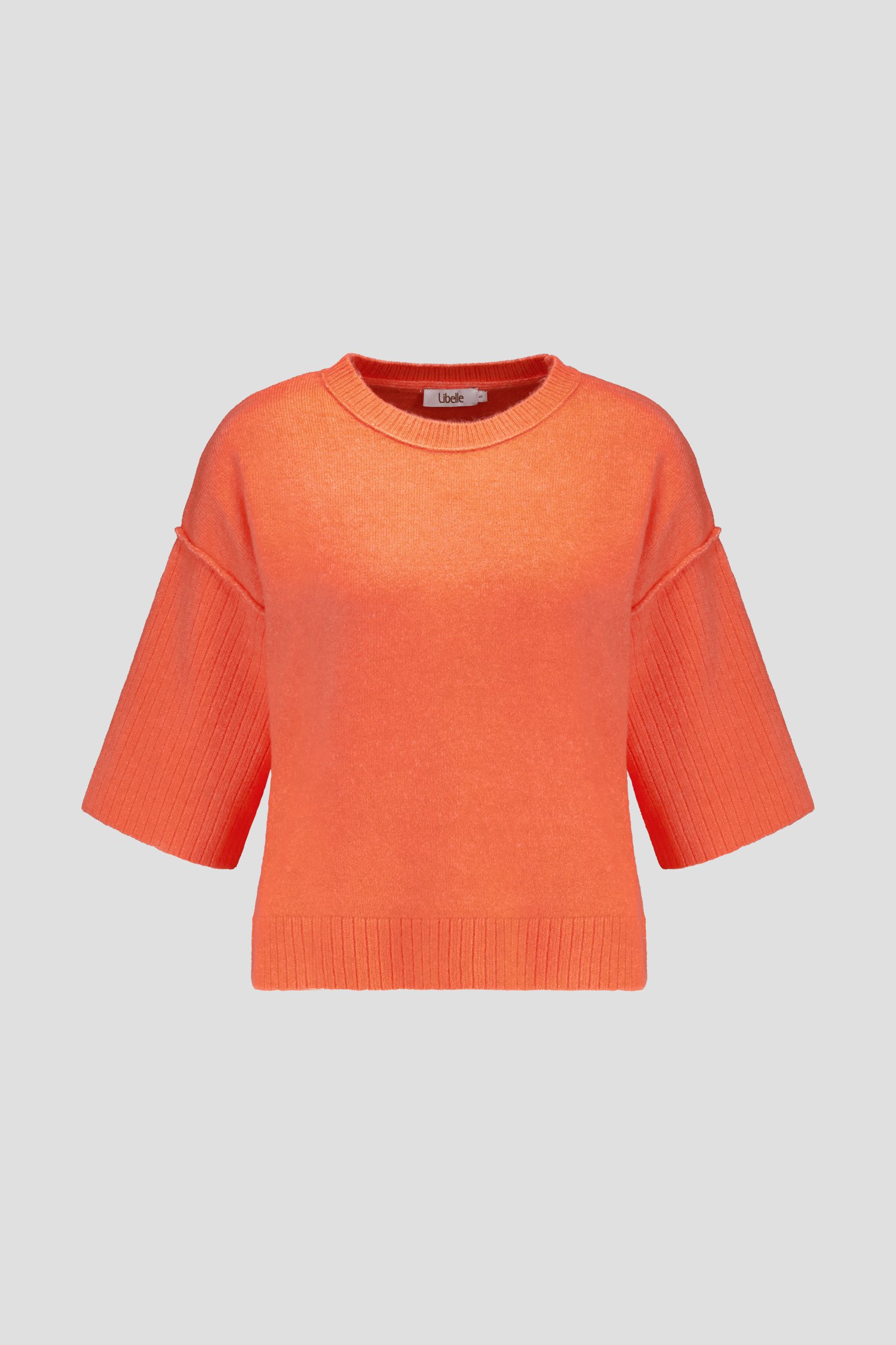 Photo produit 1 de Pull à manches courtes corail de Libelle pour Femmes