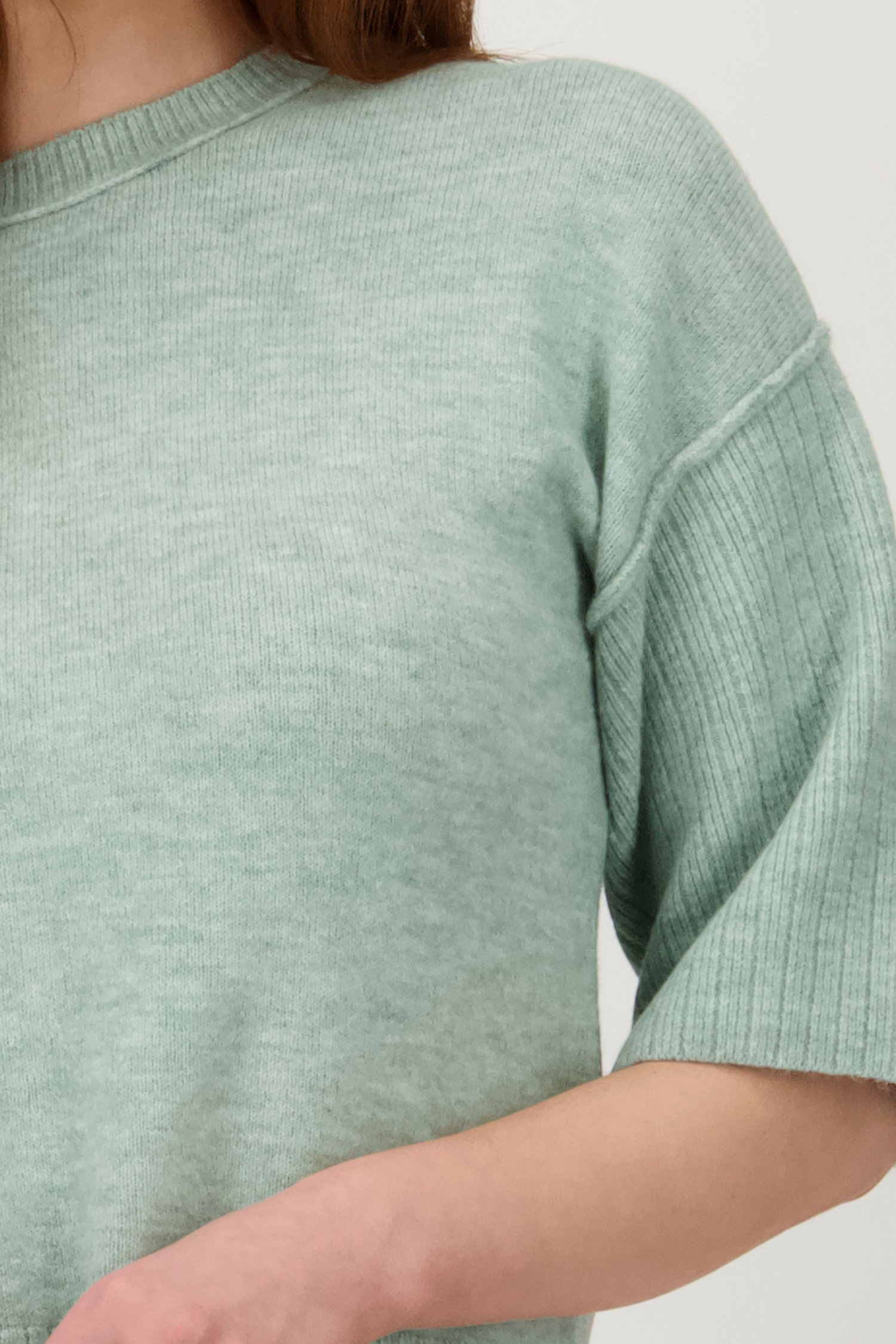 Pull à manches courtes vert clair	 de Libelle pour Femmes