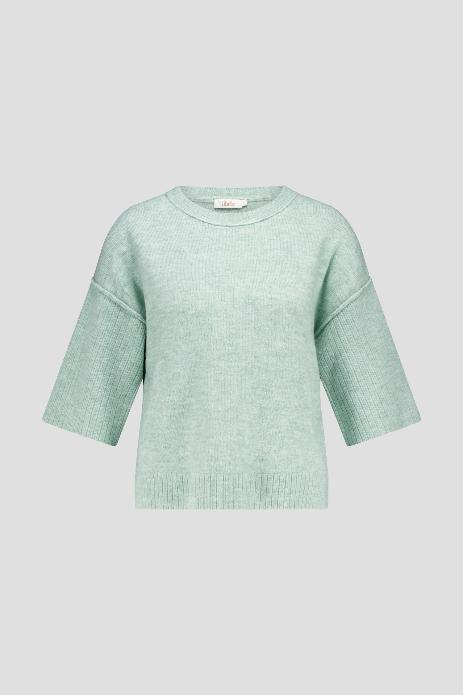Pull à manches courtes vert clair	 de Libelle pour Femmes