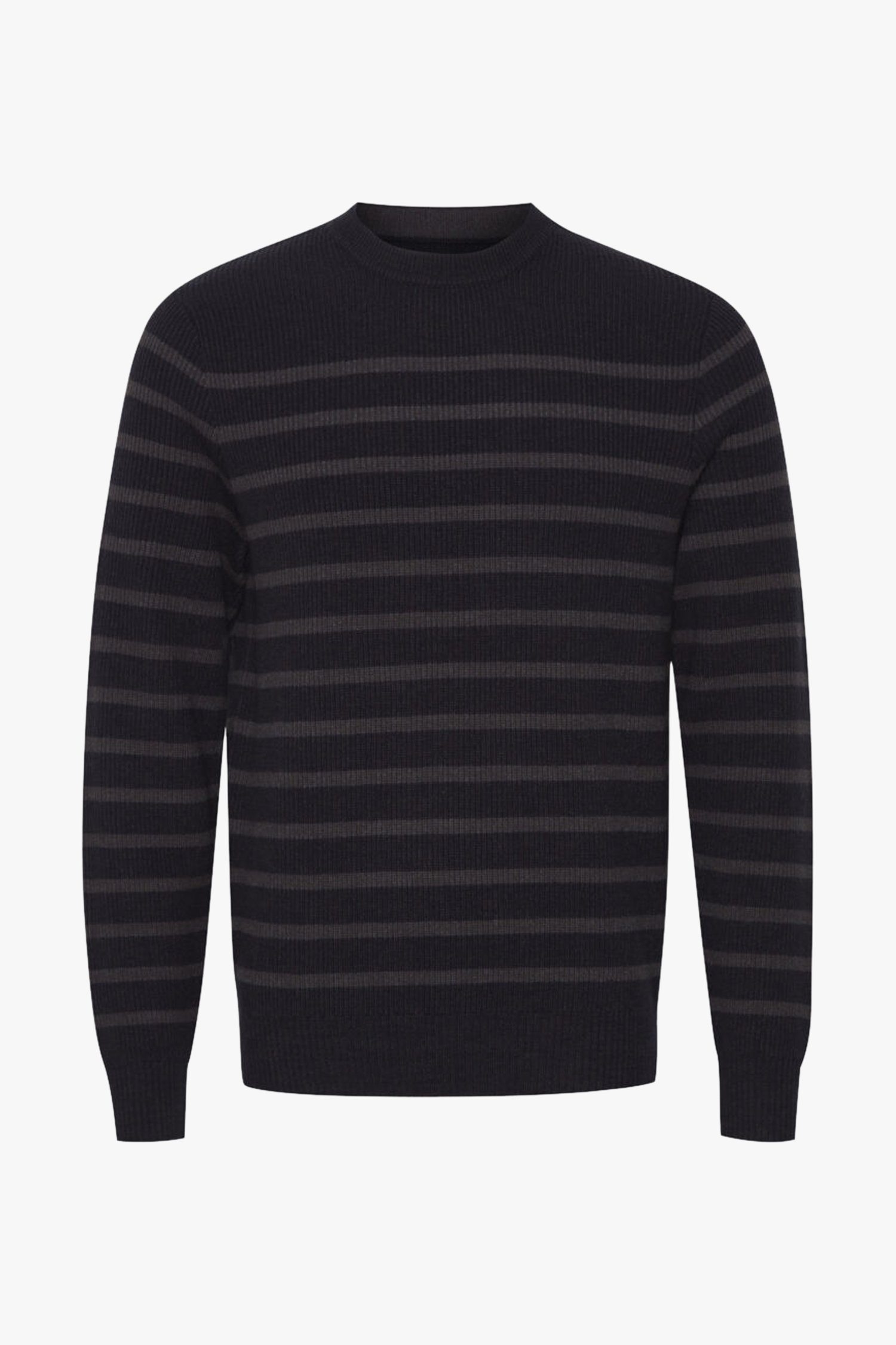 Pull à rayures bleu foncé de Casual Friday pour Hommes