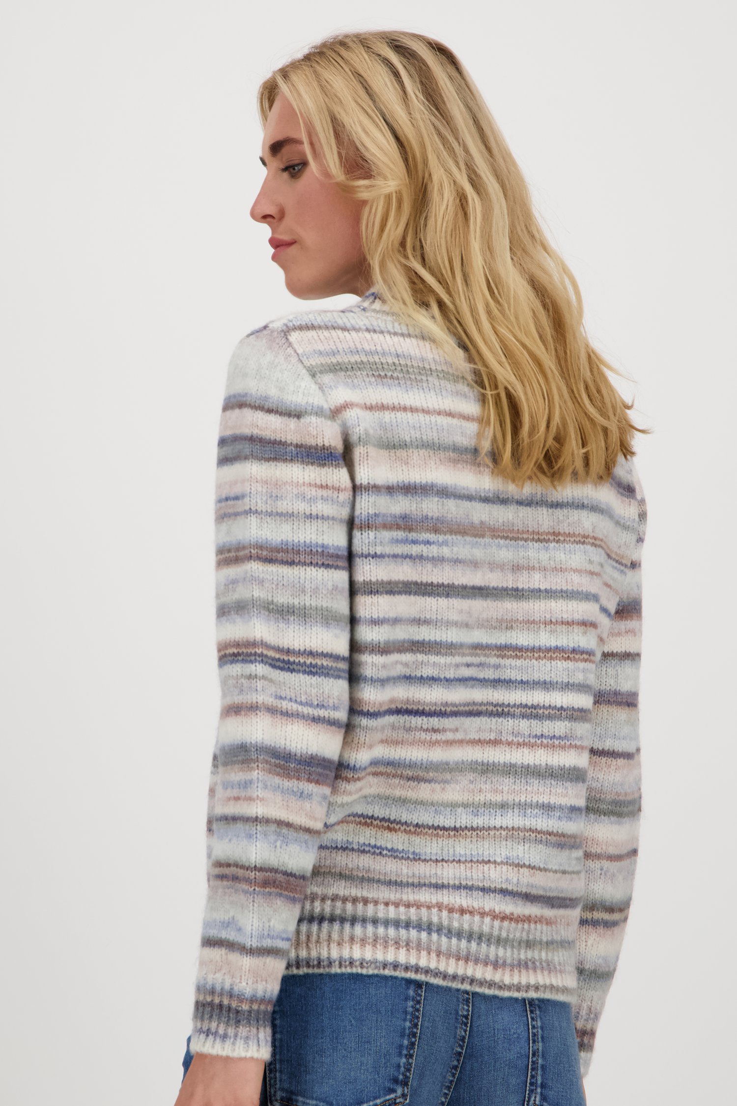 Pull avec motif vert et bleu de Libelle pour Femmes