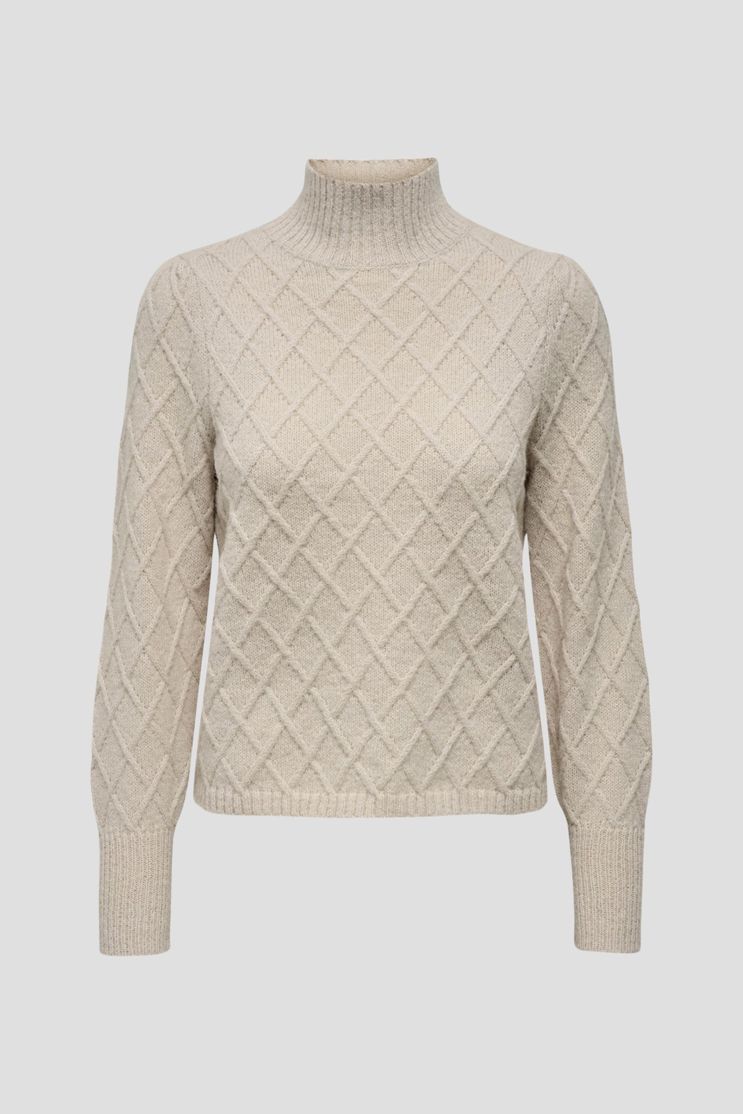 Pull beige à motif à carreaux de JDY pour Femmes