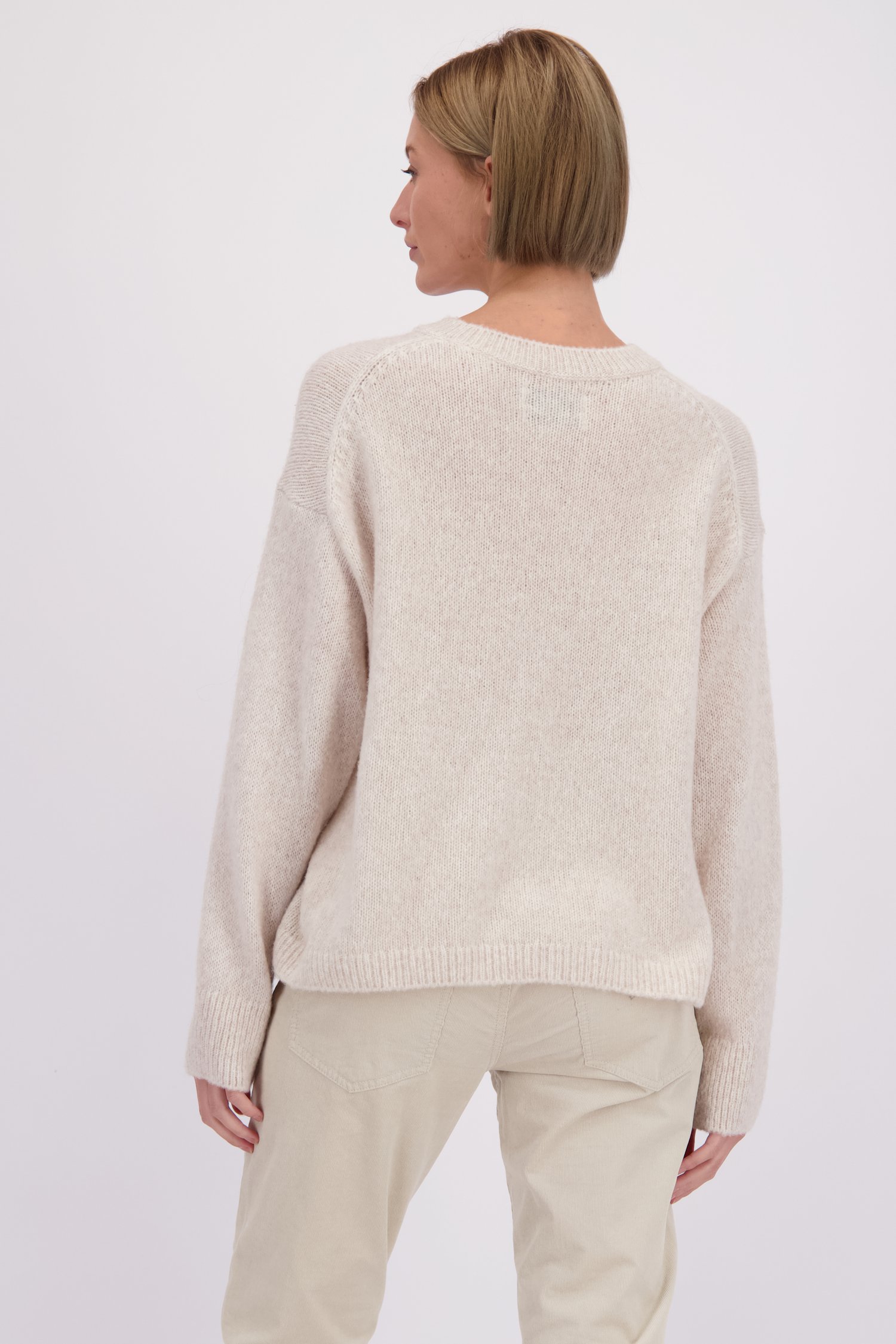 Le dos de Pull beige de Marc O'Polo pour Femmes