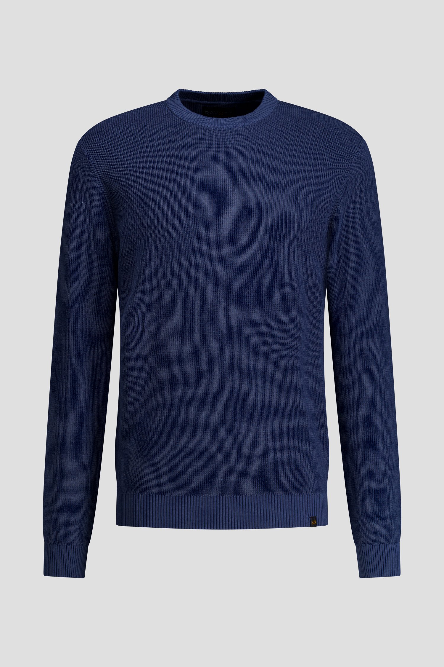 Photo produit 1 de Pull bleu à col rond de Ravøtt pour Hommes