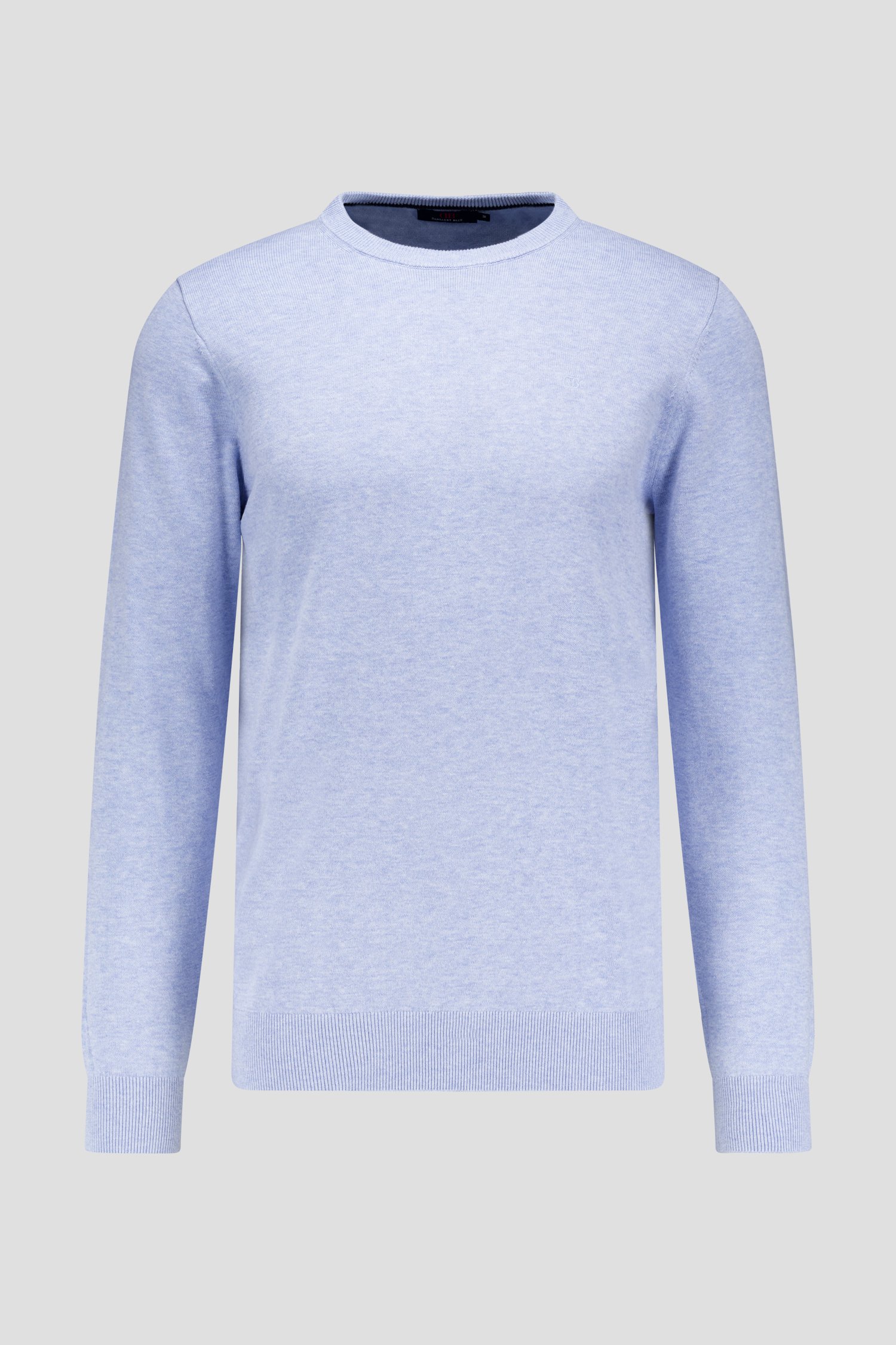 Pull bleu clair à col rond de Dansaert Blue pour Hommes