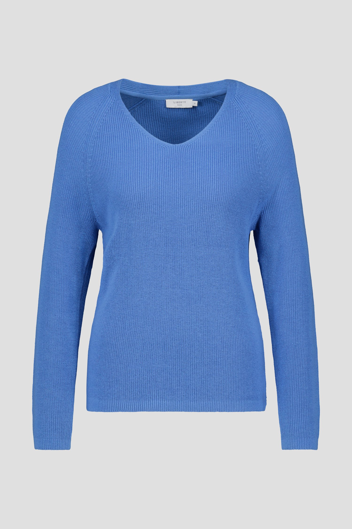 Pull bleu clair finement tricoté de Liberty Island pour Femmes