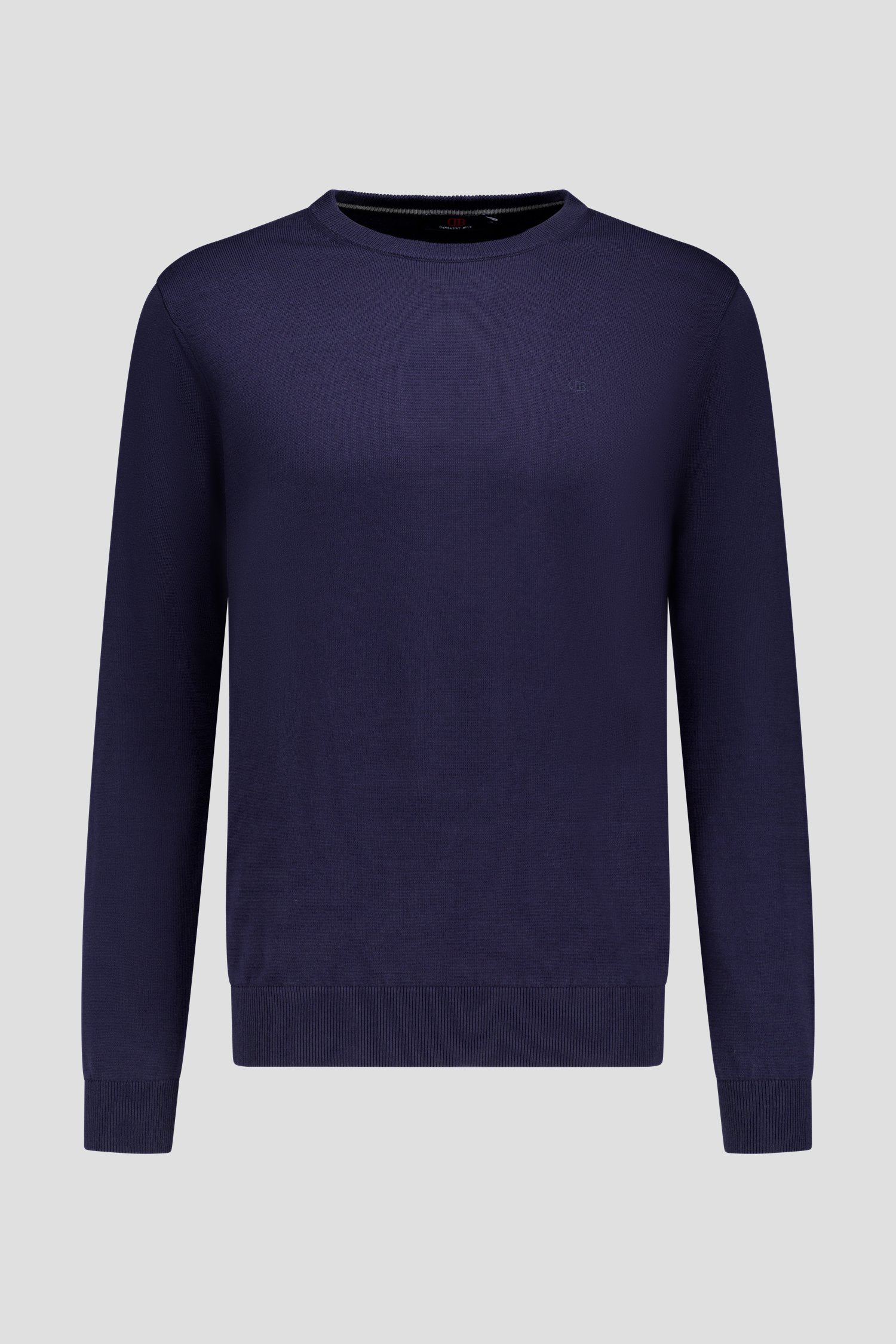 Photo produit 1 de Pull bleu foncé à col rond de Dansaert Blue pour Hommes