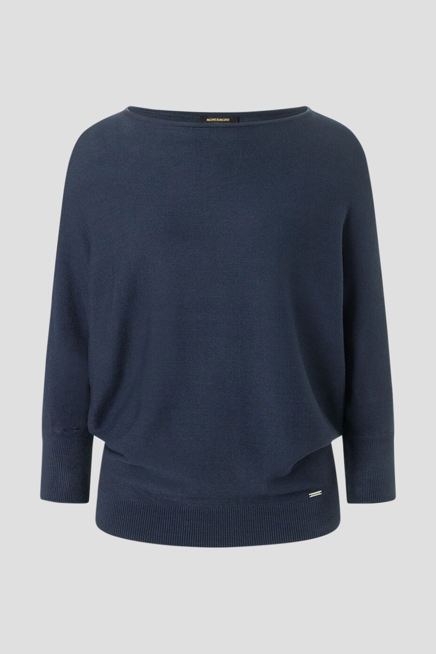 Pull bleu foncé à manches chauve-souris de More & More pour Femmes