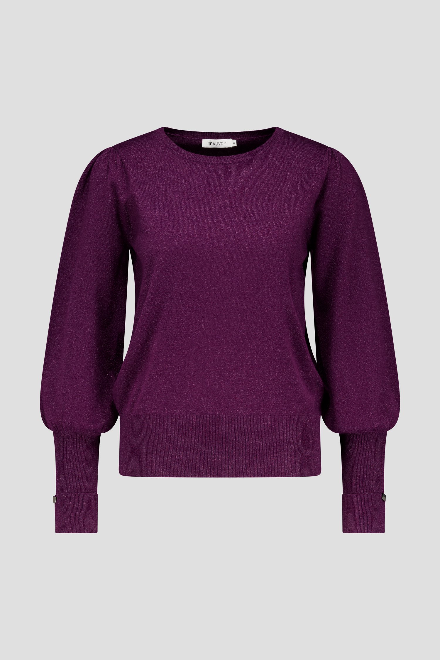 Pull bordeaux pailleté de D'Auvry pour Femmes