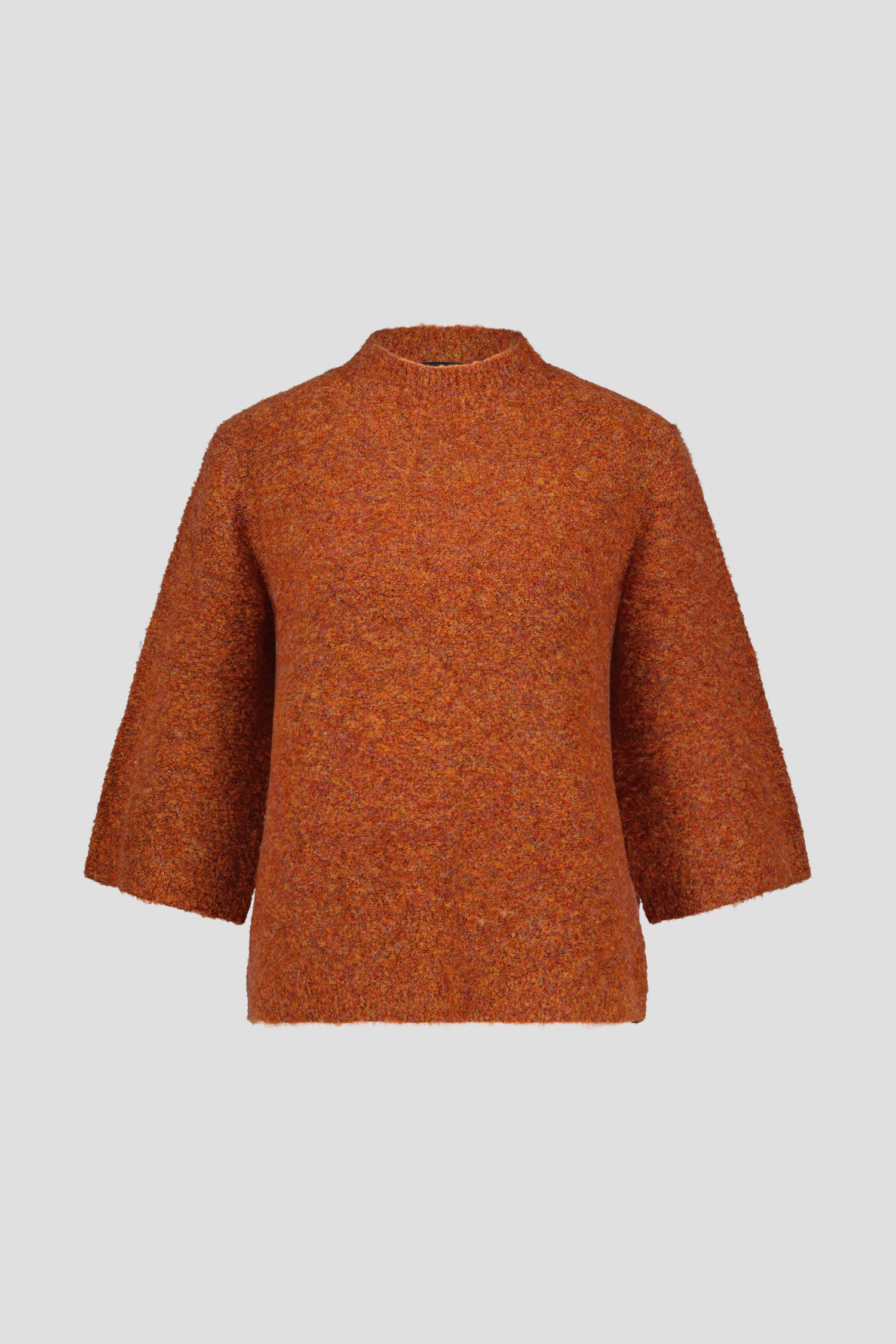 Pull doux orange de Claude Arielle pour Femmes