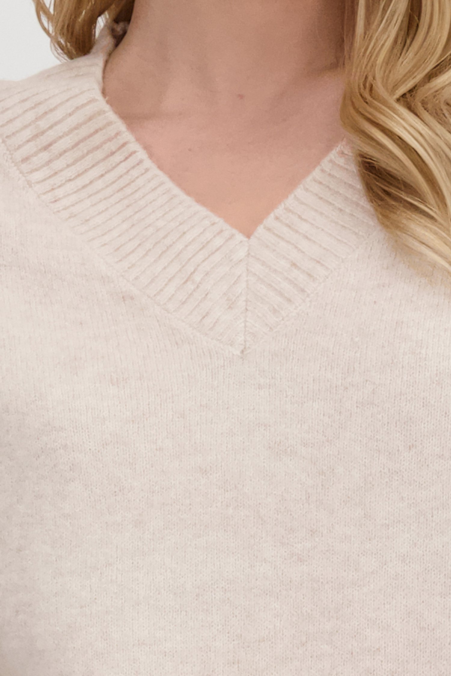 Pull écru à manches courtes de Libelle pour Femmes