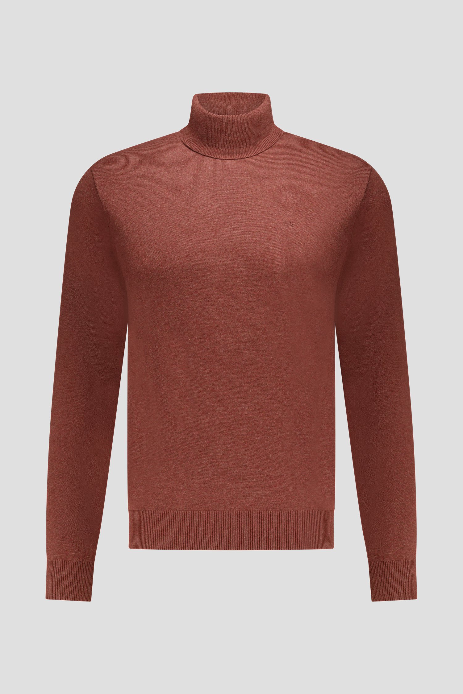 Photo produit 1 de Pull en coton à col roulé - marron de Dansaert Blue pour Hommes