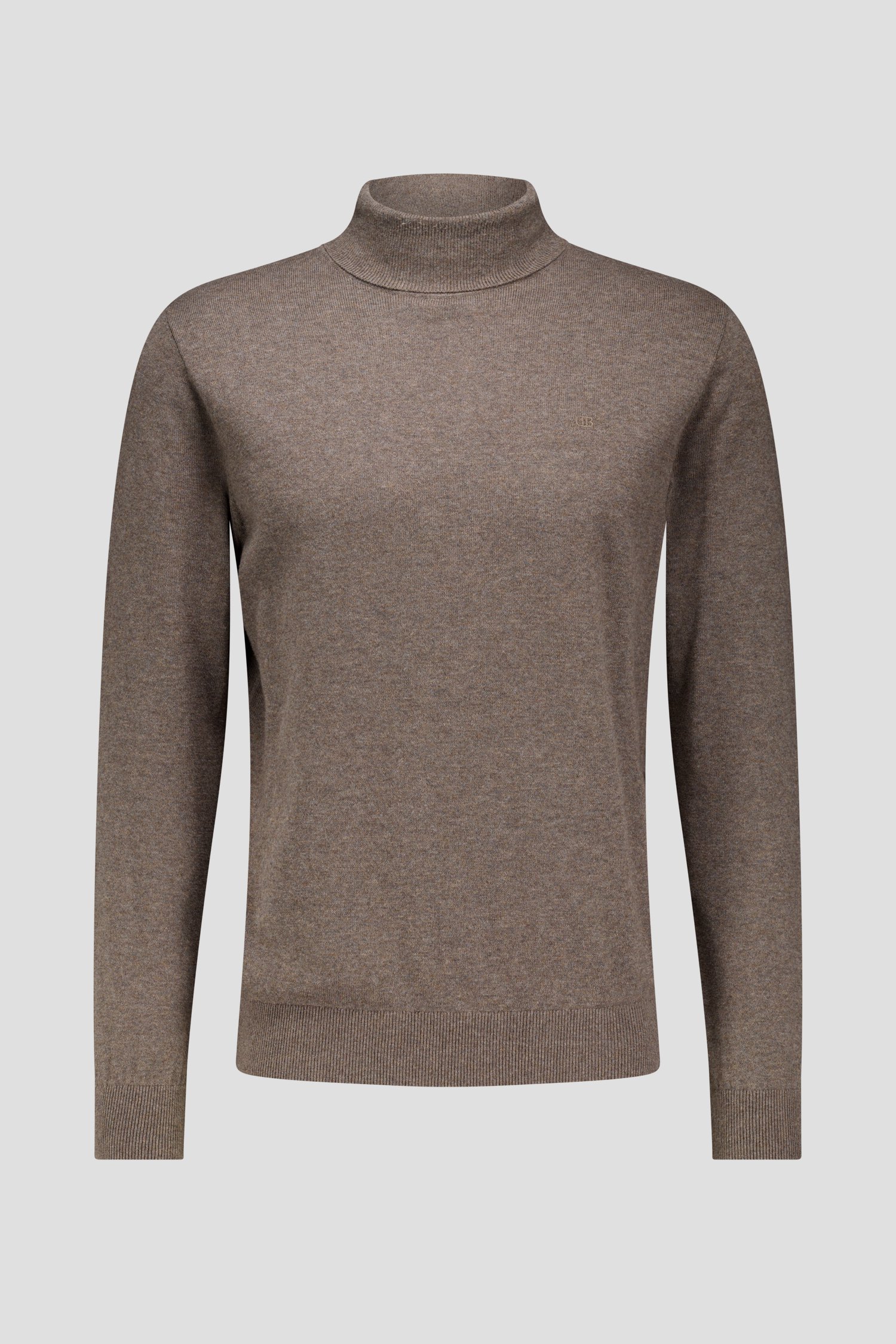Photo produit 1 de Pull en coton à col roulé - taupe de Dansaert Blue pour Hommes
