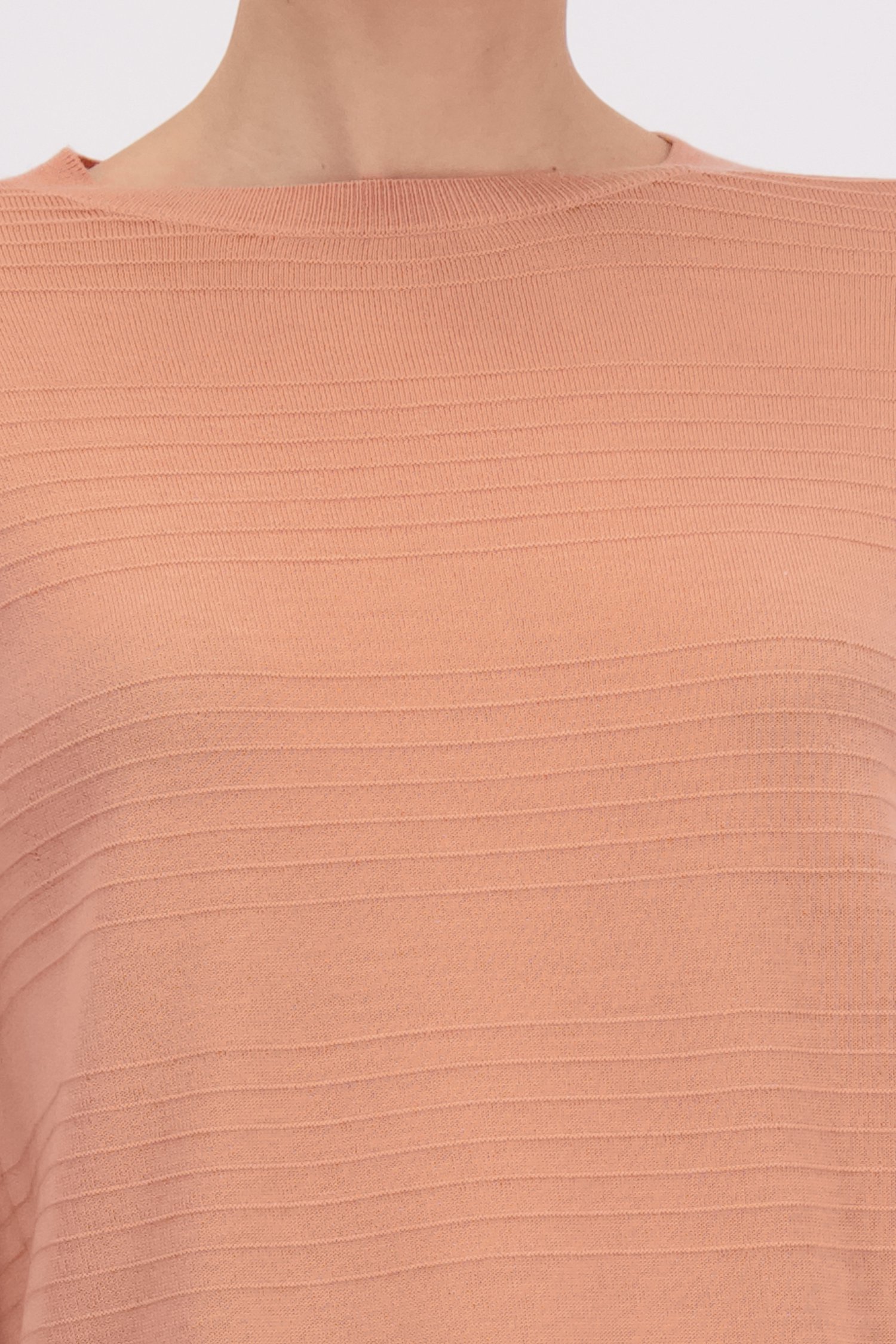 Détail de Pull en laine rose saumon de Liberty Island pour Femmes