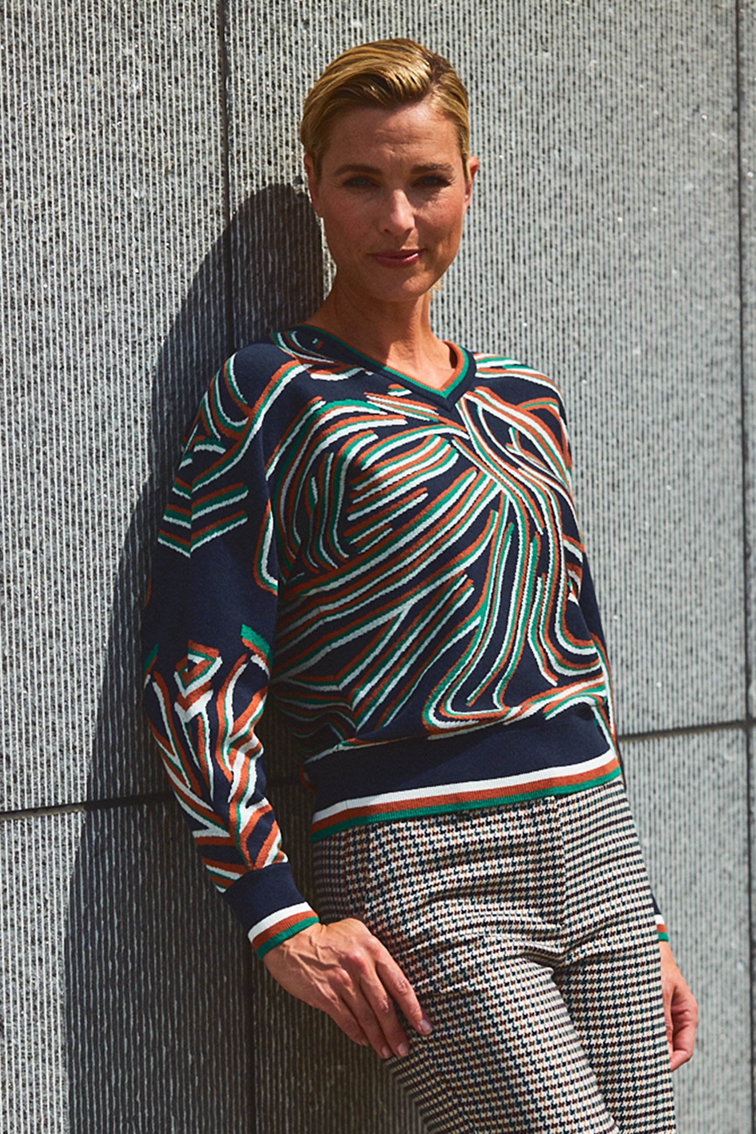 Pull en maille avec imprimé de Claude Arielle pour Femmes