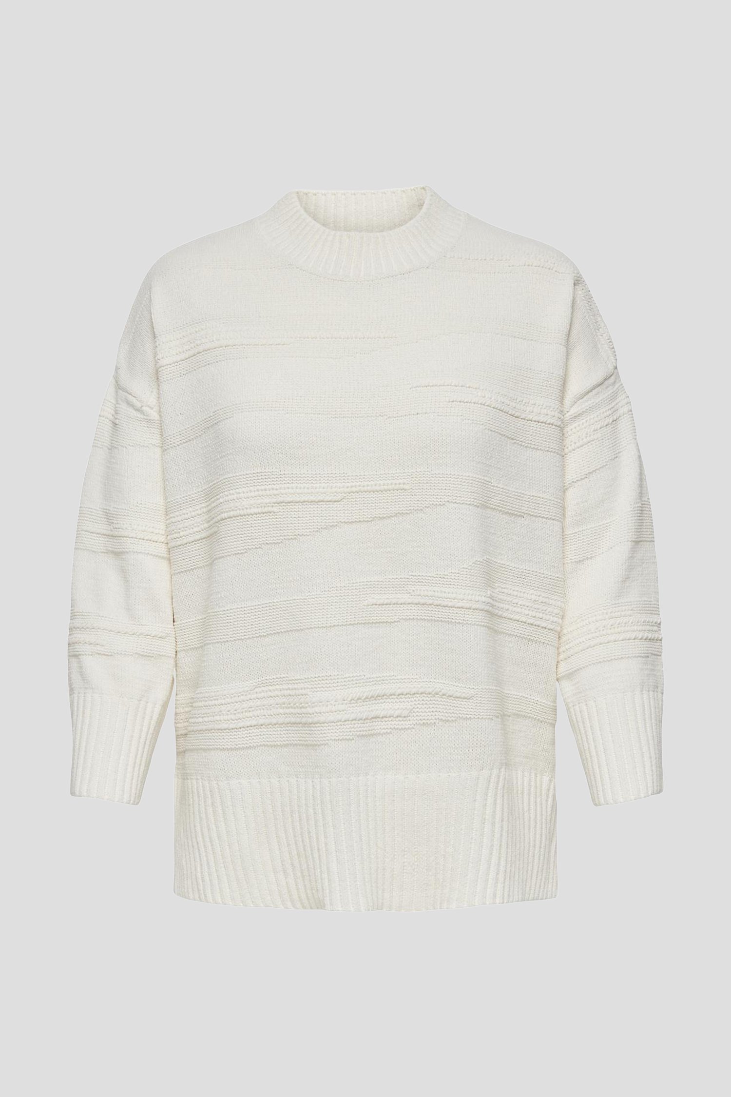 Pull en maille blanche de Only Carmakoma pour Femmes