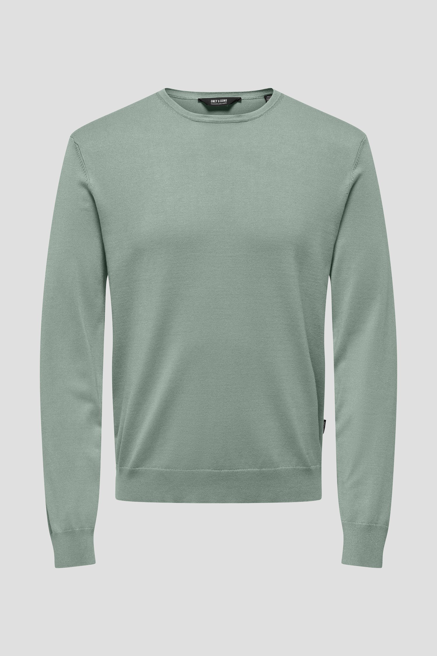 Pull en maille fine vert de ONLY & SONS pour Hommes