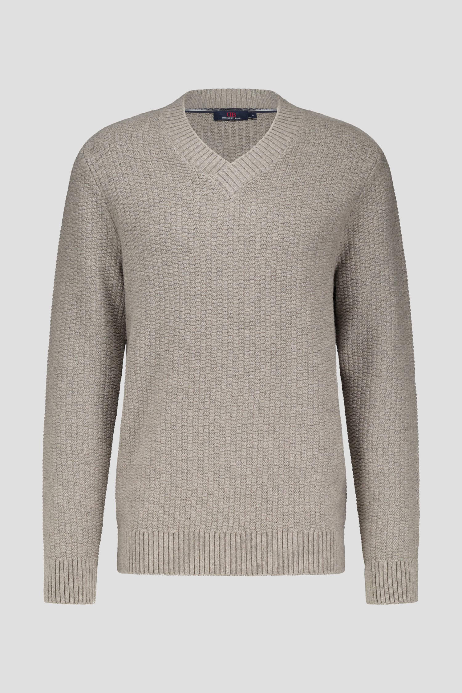 Pull en maille gris clair de Dansaert Blue pour Hommes