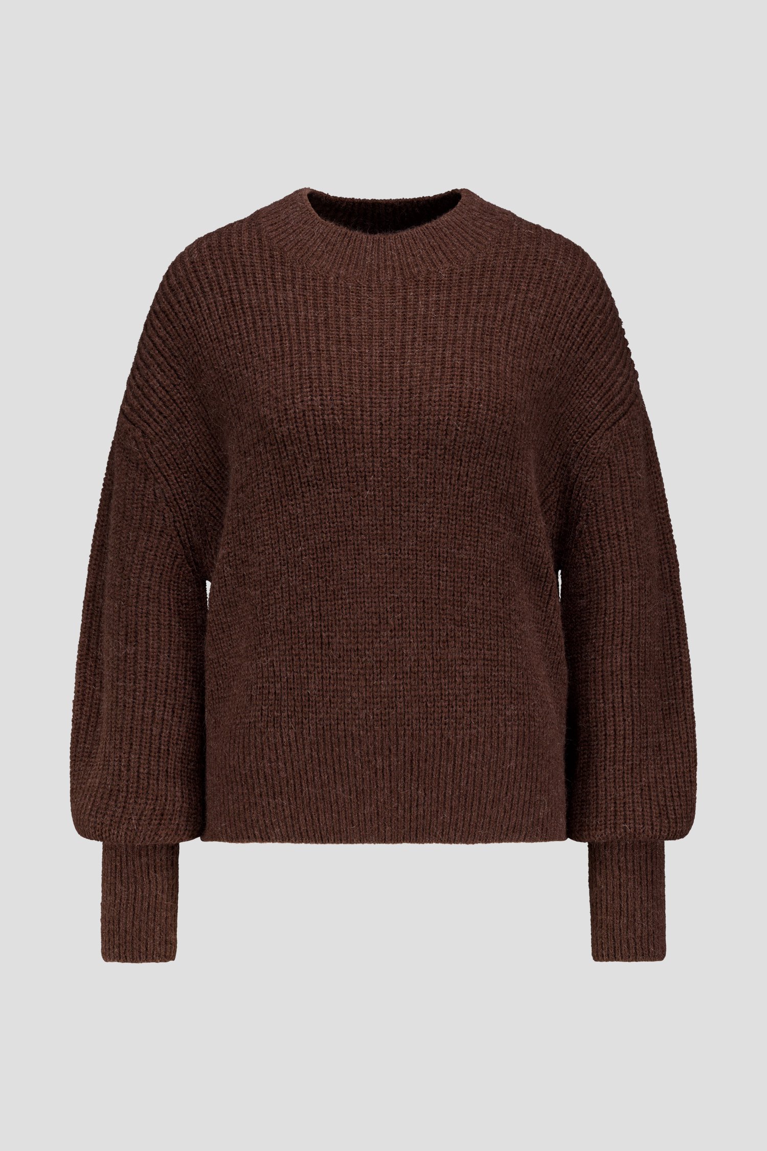 Photo produit 1 de Pull en maille marron foncé de D'Auvry pour Femmes