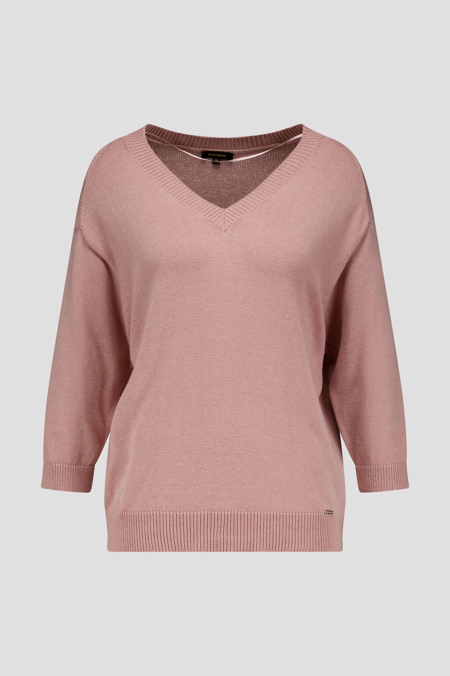 Pull en maille rose pâle de More & More pour Femmes