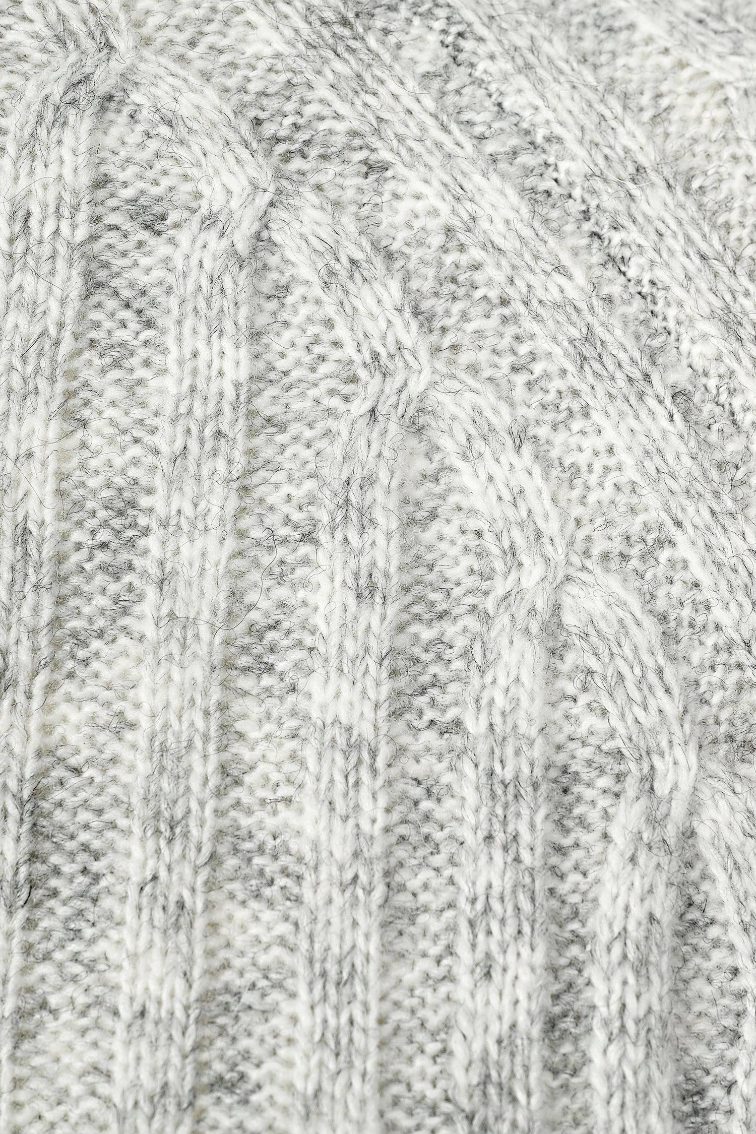 Pull en mélange gris de Bicalla pour Femmes