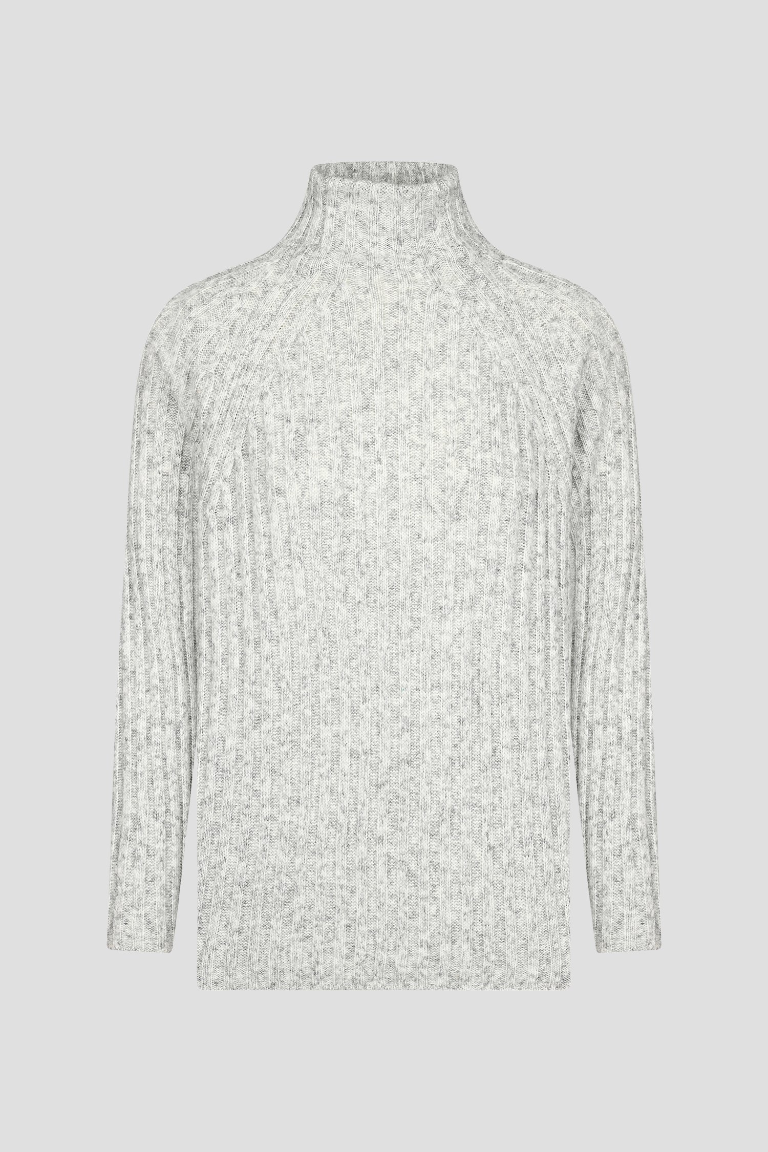 Pull en mélange gris de Bicalla pour Femmes