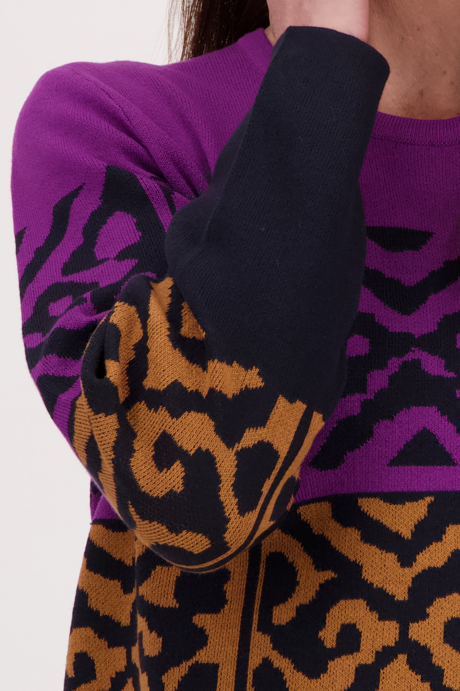 Pull fin avec imprimé de Signature pour Femmes
