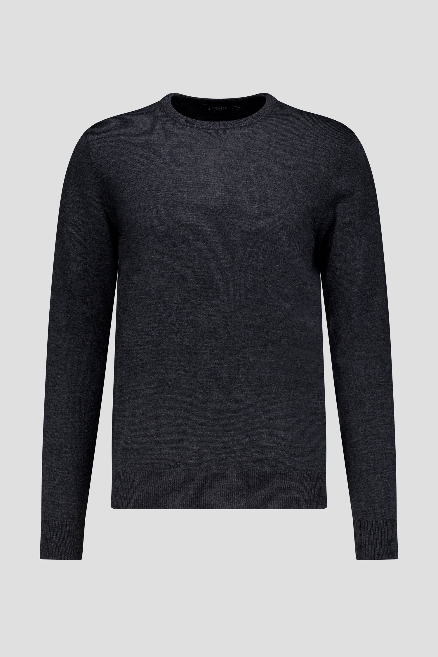 Photo produit 1 de Pull fin gris foncé de Dansaert Black pour Hommes