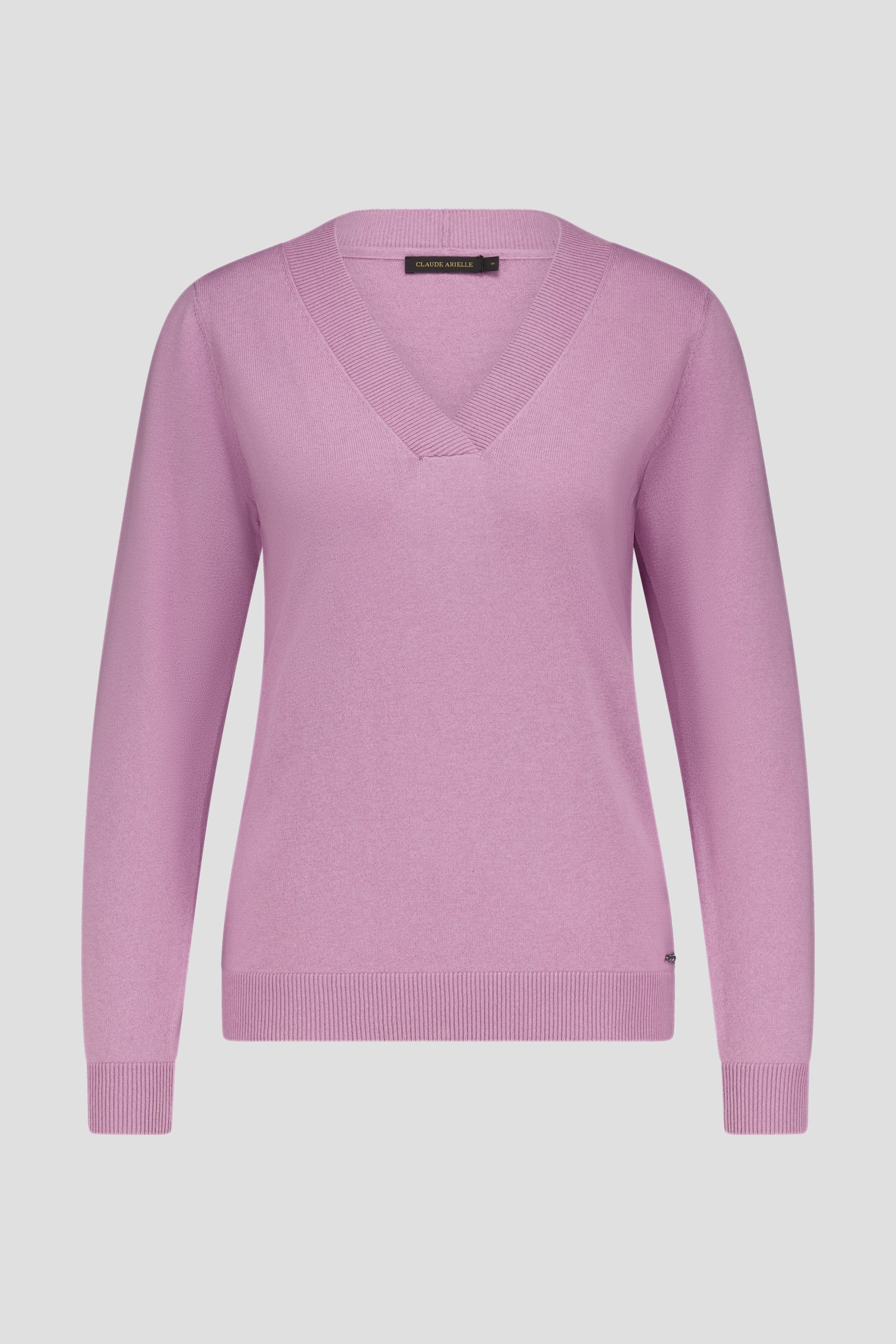 Pull fin violet clair de Claude Arielle pour Femmes