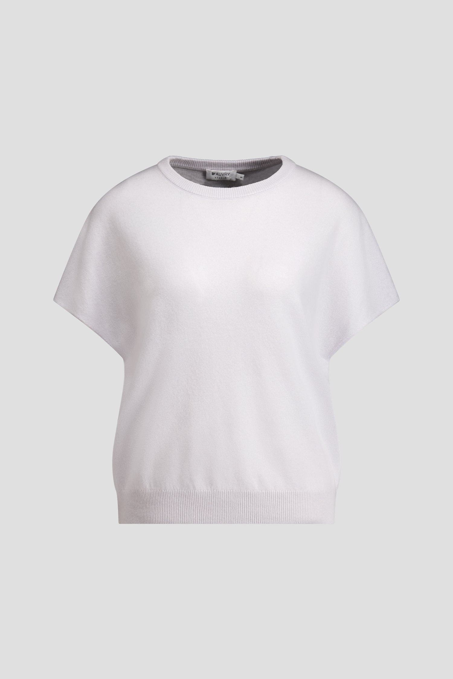 Photo produit 1 de Pull gris clair en cachemire de D'Auvry Studio pour Femmes