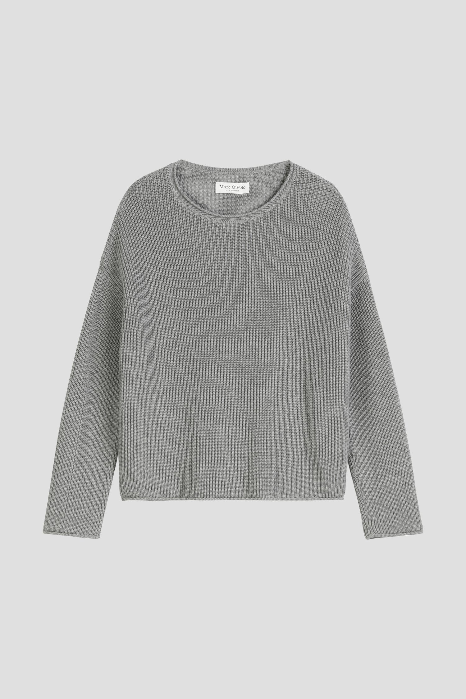 Photo produit 1 de Pull gris en maille de Marc O'Polo pour Femmes