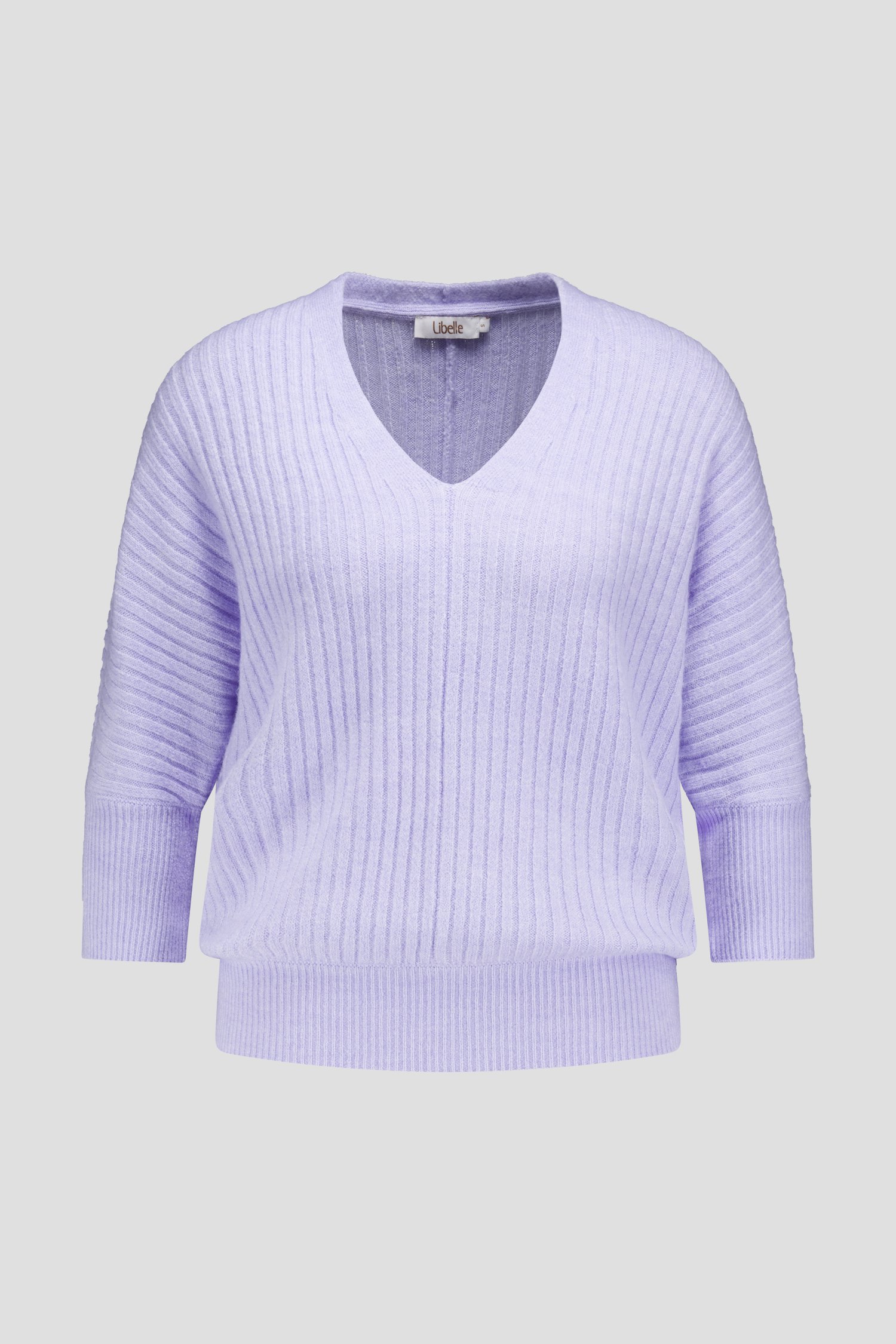 Photo produit 1 de Pull lilas à manches trois-quarts de Libelle pour Femmes